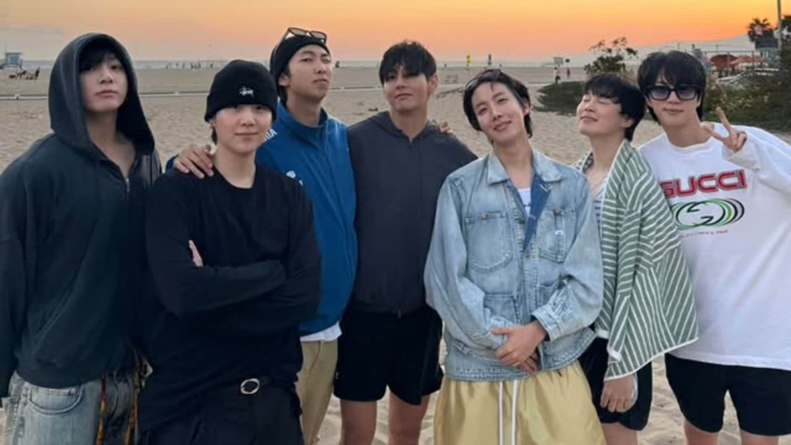 1600x900 BTS' J Hope Shares Pics Of Beach Outing And Studio Sessions Of The Group Following Military Discharge