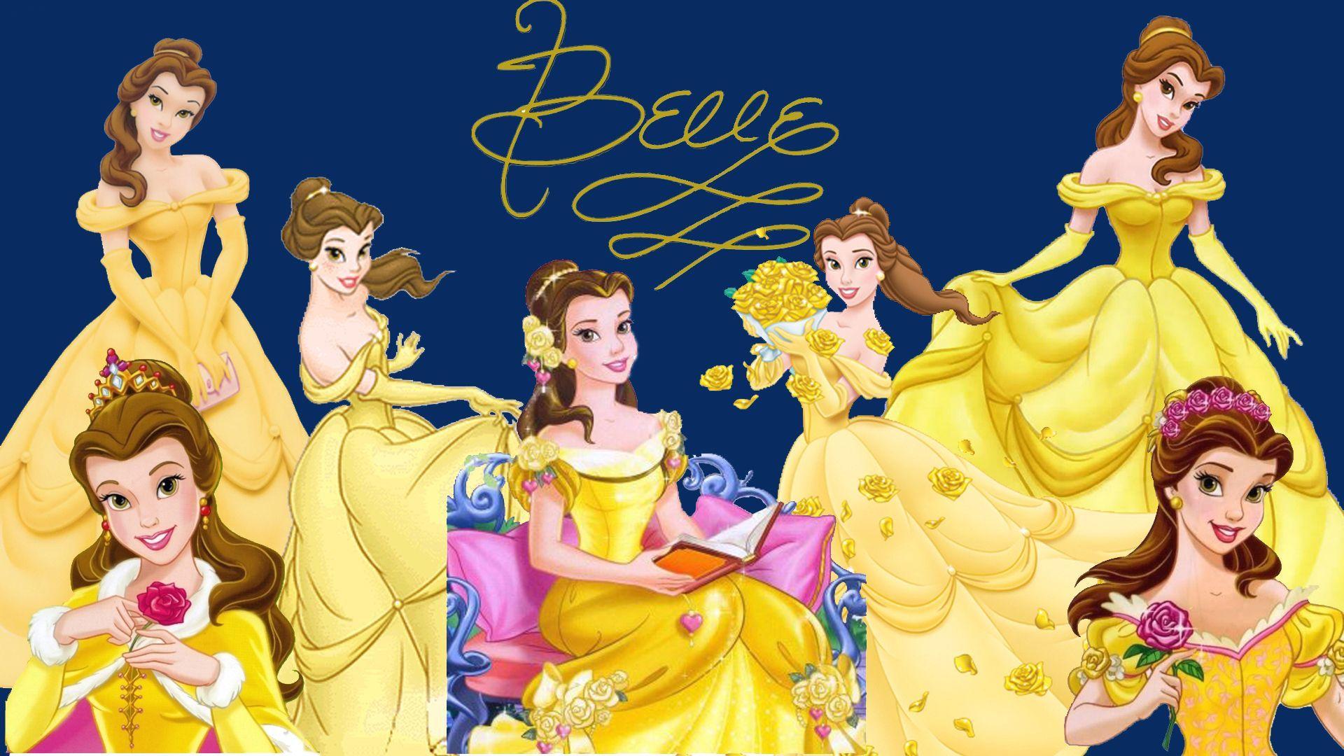 1920x1080 Belle.  Disney Princess belle, Disney hình nền công chúa
