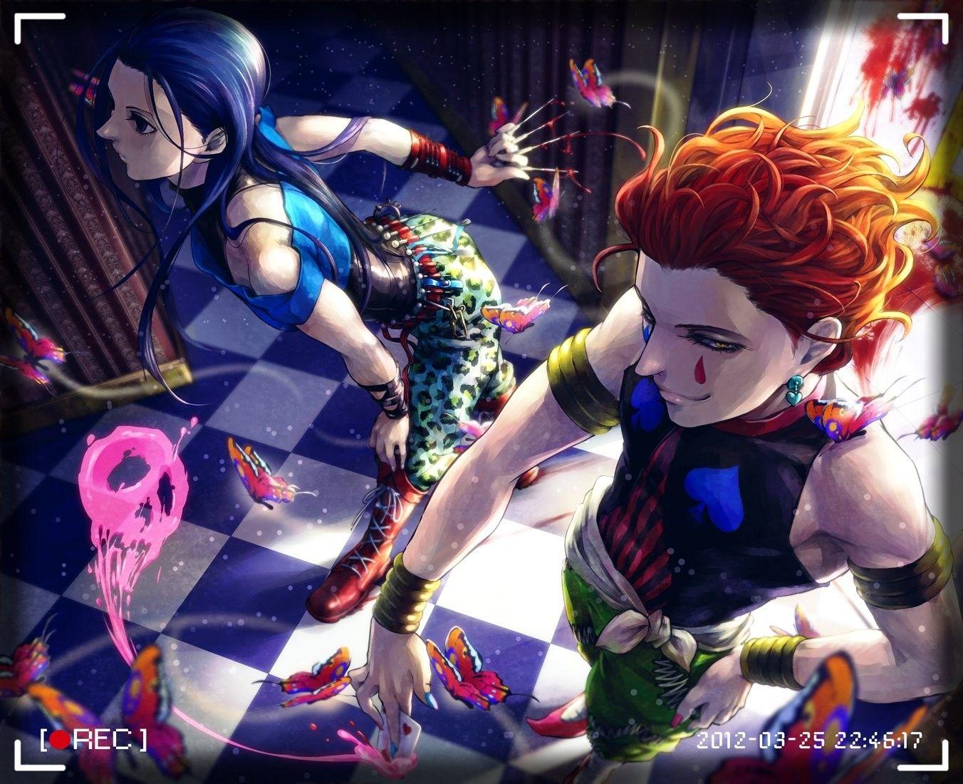 1352x1100 #Illumi, #anime, #anime boys, #Hisoka, #Hunter x Hunter