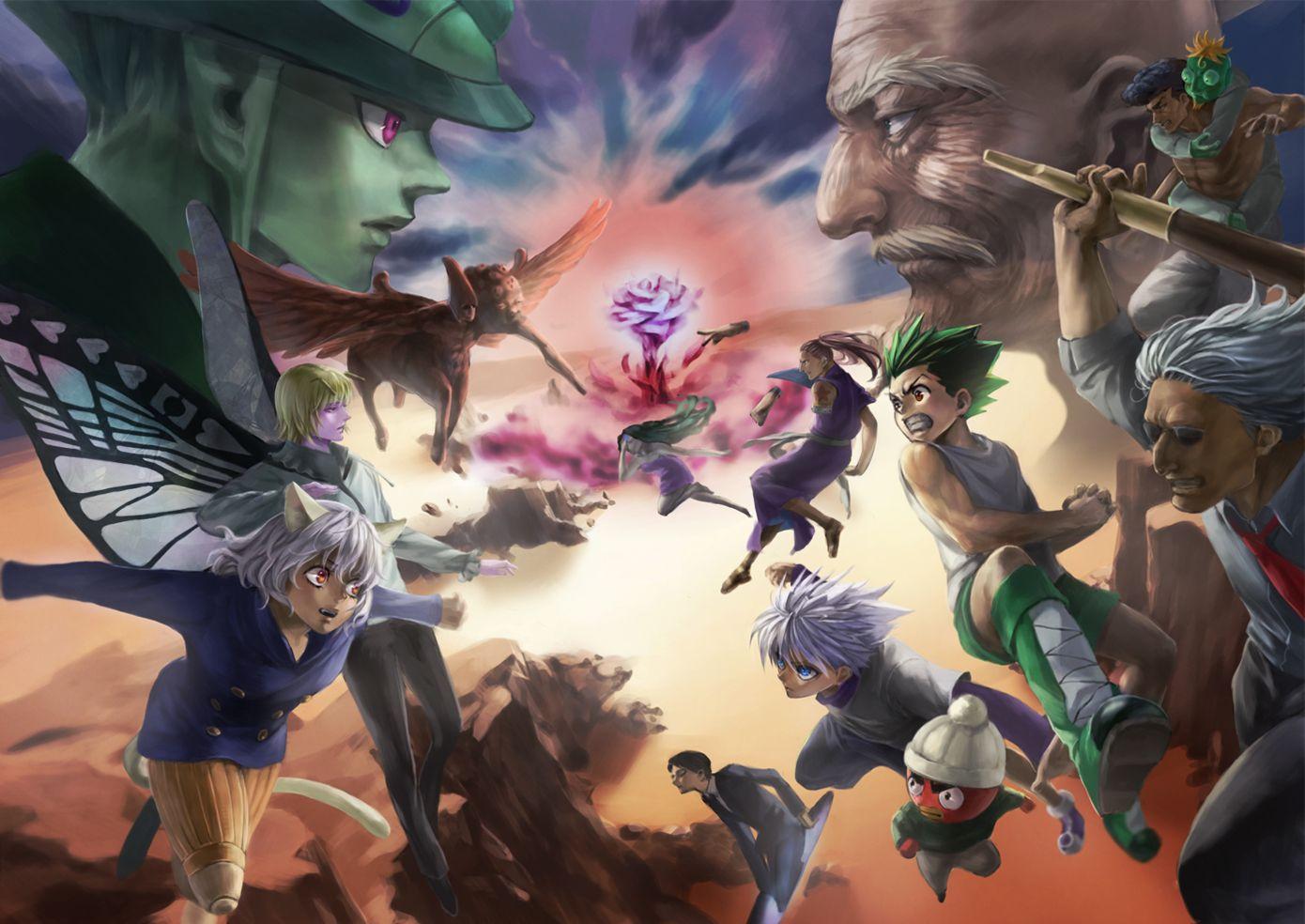 1390x984 Meruem x Hunter Anime Image Board