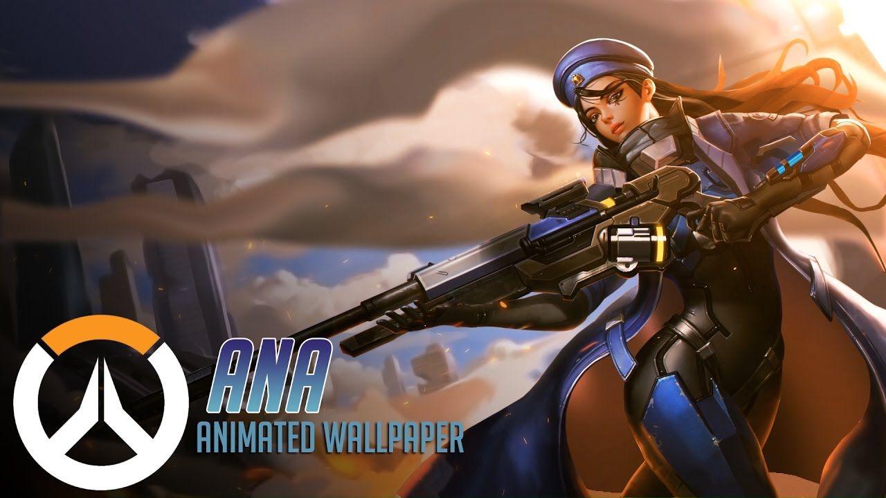 HD wallpaper Overwatch Ana Overwatch PC gaming anime girls weapon   Wallpaper Flare