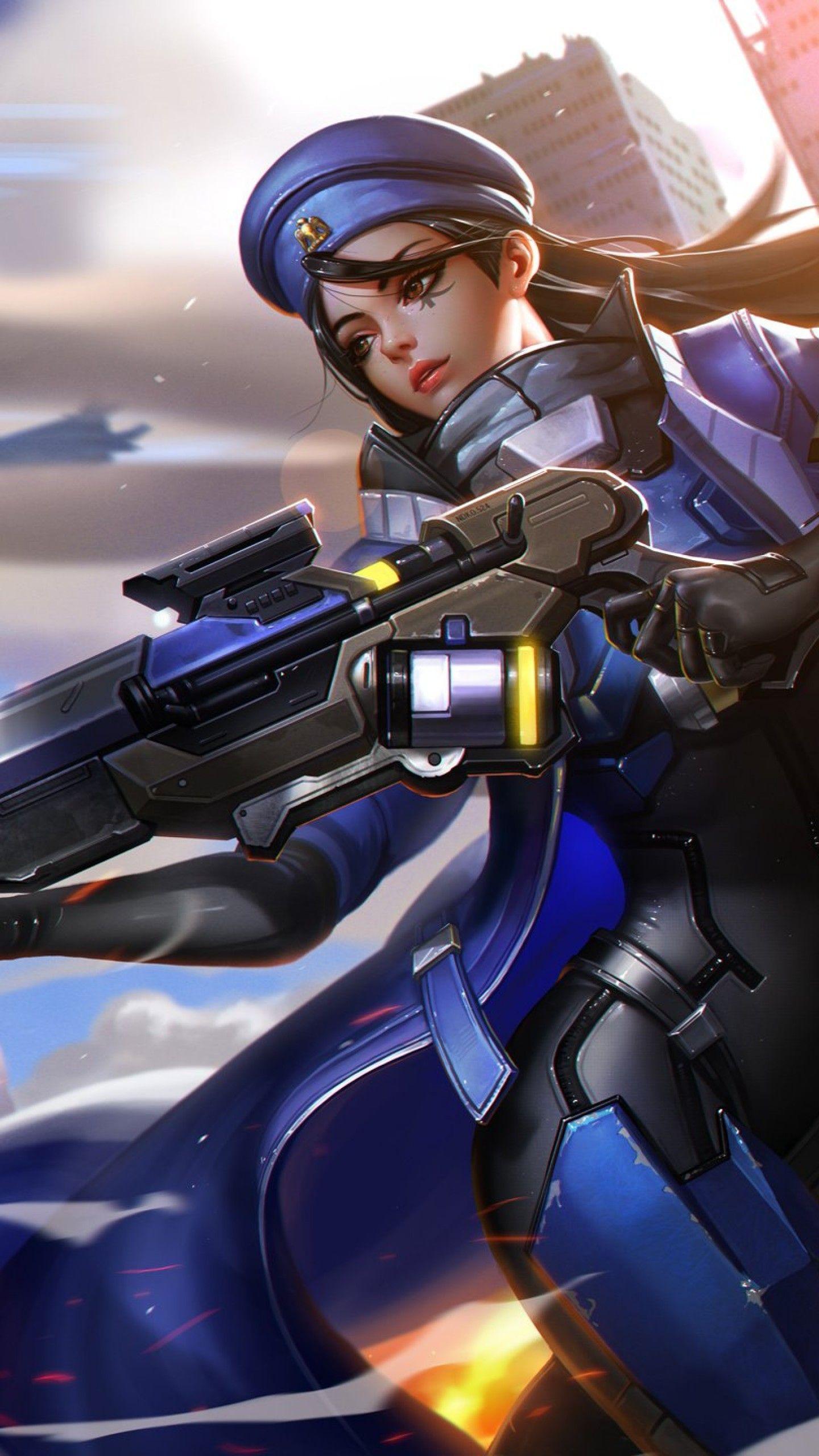 1440x2560 Wallpaper Ana, Overwatch, Artwork, HD, Games,. Wallpaper