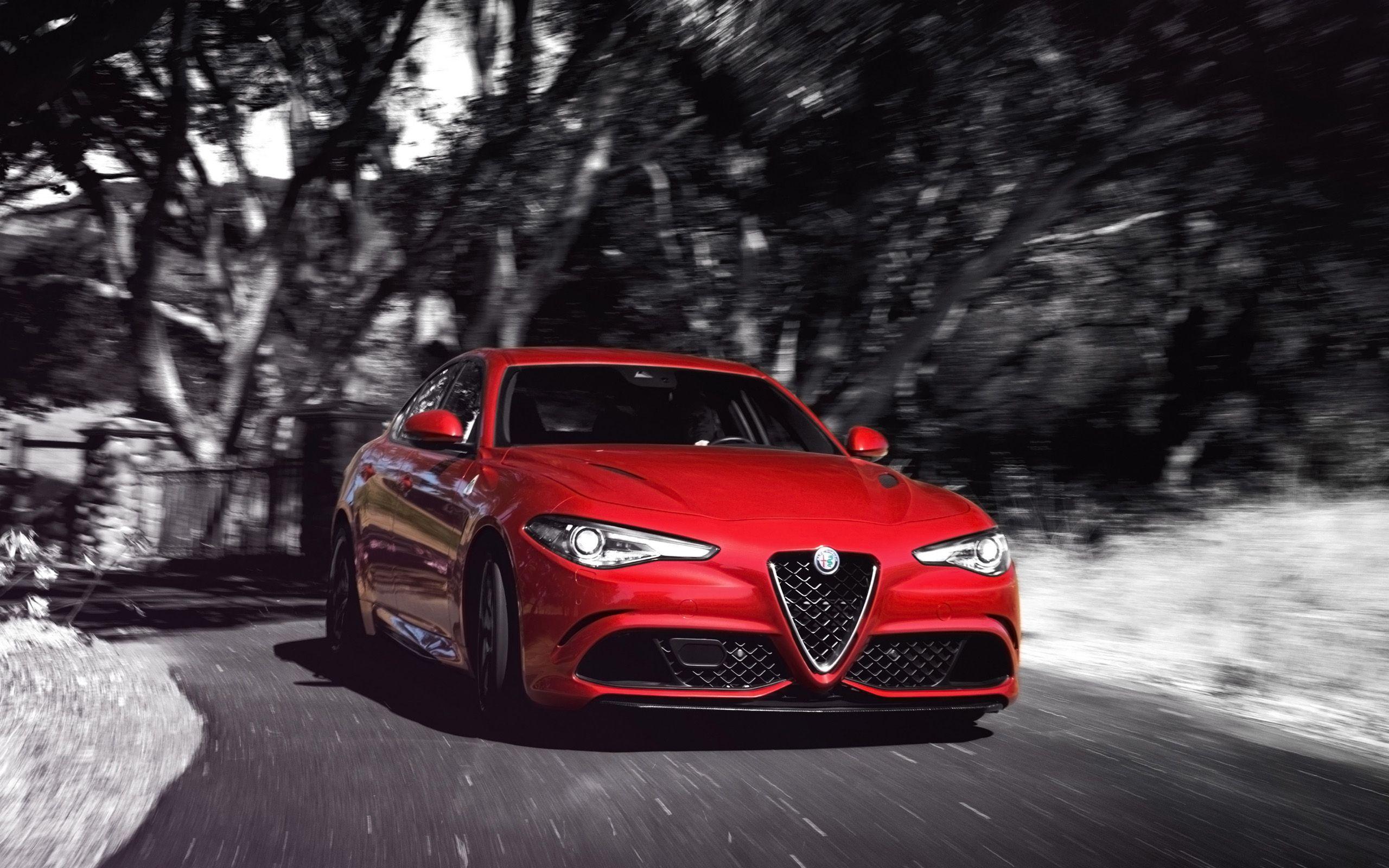 2560x1600 Alfa Romeo Giulia Quadrifoglio - Đen trắng - 11