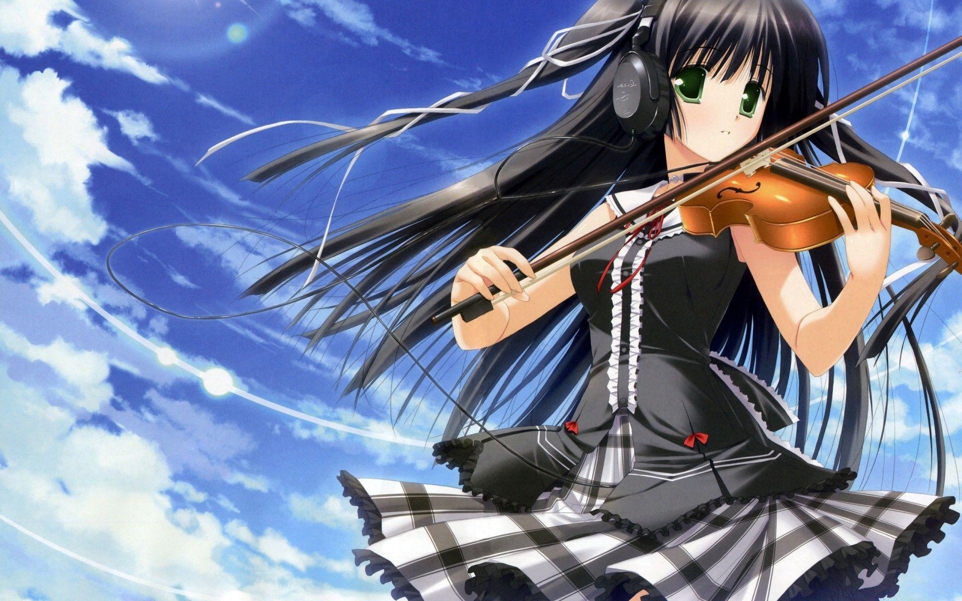 Anime Violin Wallpapers Top Free Anime Violin Backgrounds Wallpaperaccess