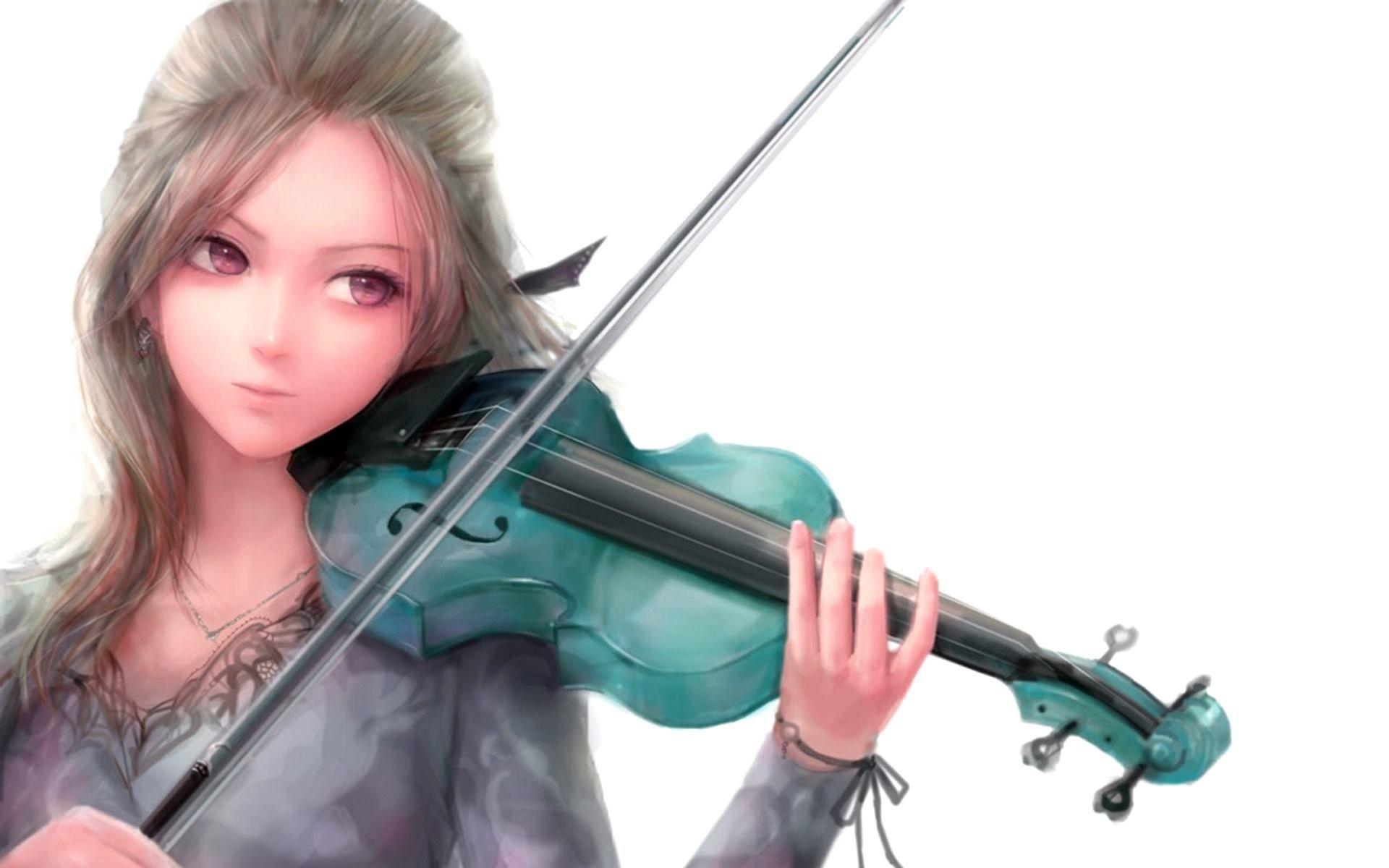 1920x1200 Colorful Violin Wallpaper 1080p with High Resolution Wallpaper