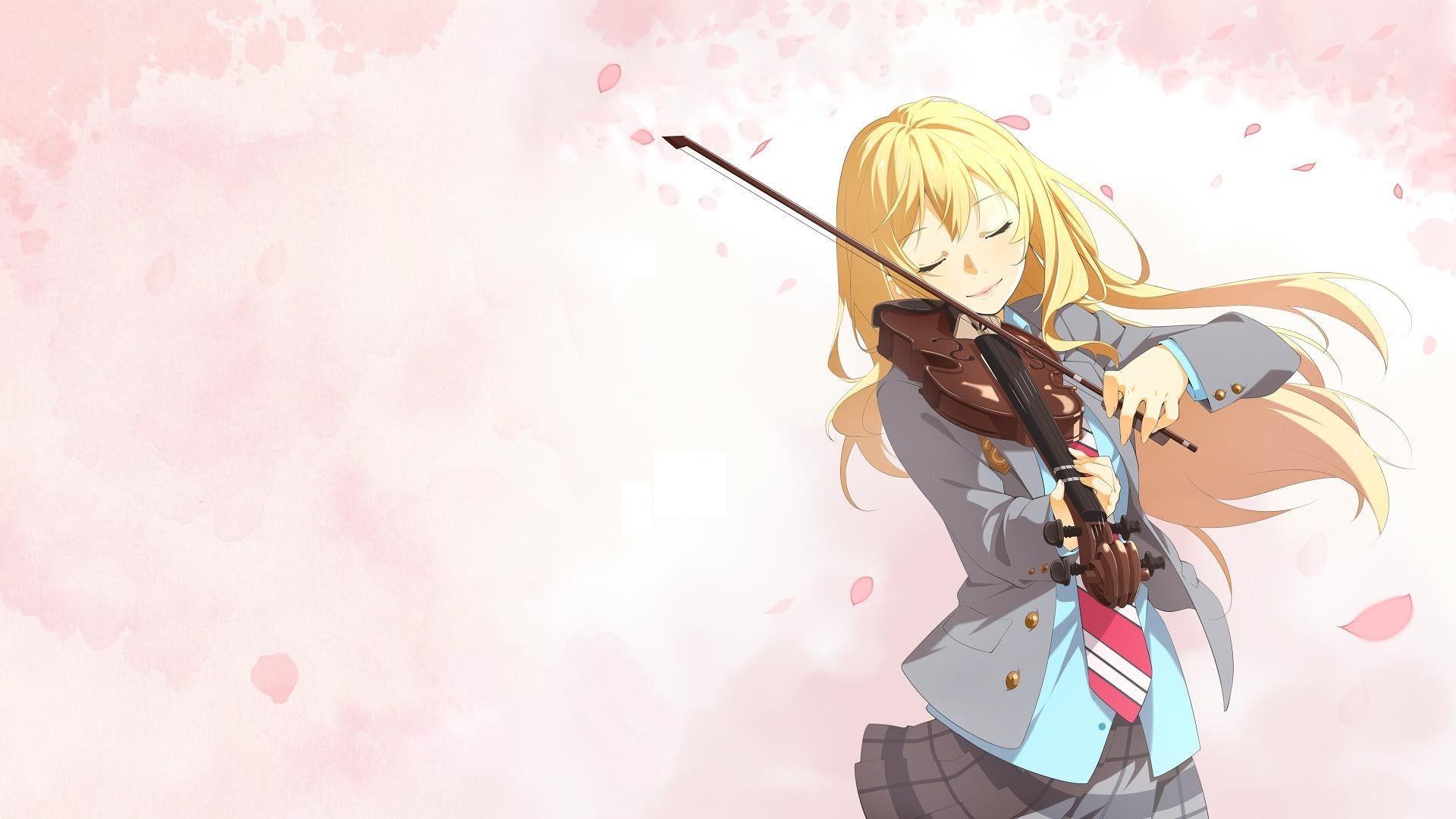 1920x1080 anime, Anime Girls, Blonde, Shigatsu Wa Kimi No Uso, School