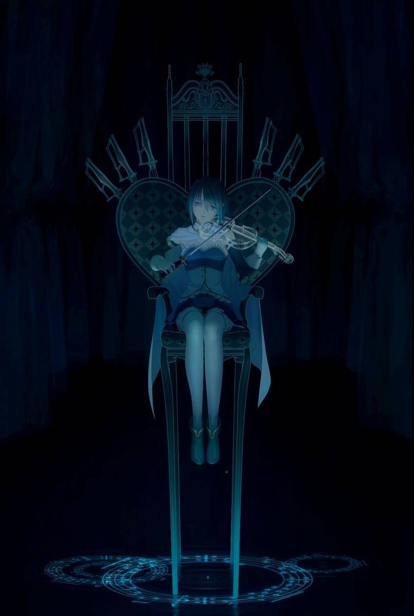 850x1265 Anime Violin wallpaper