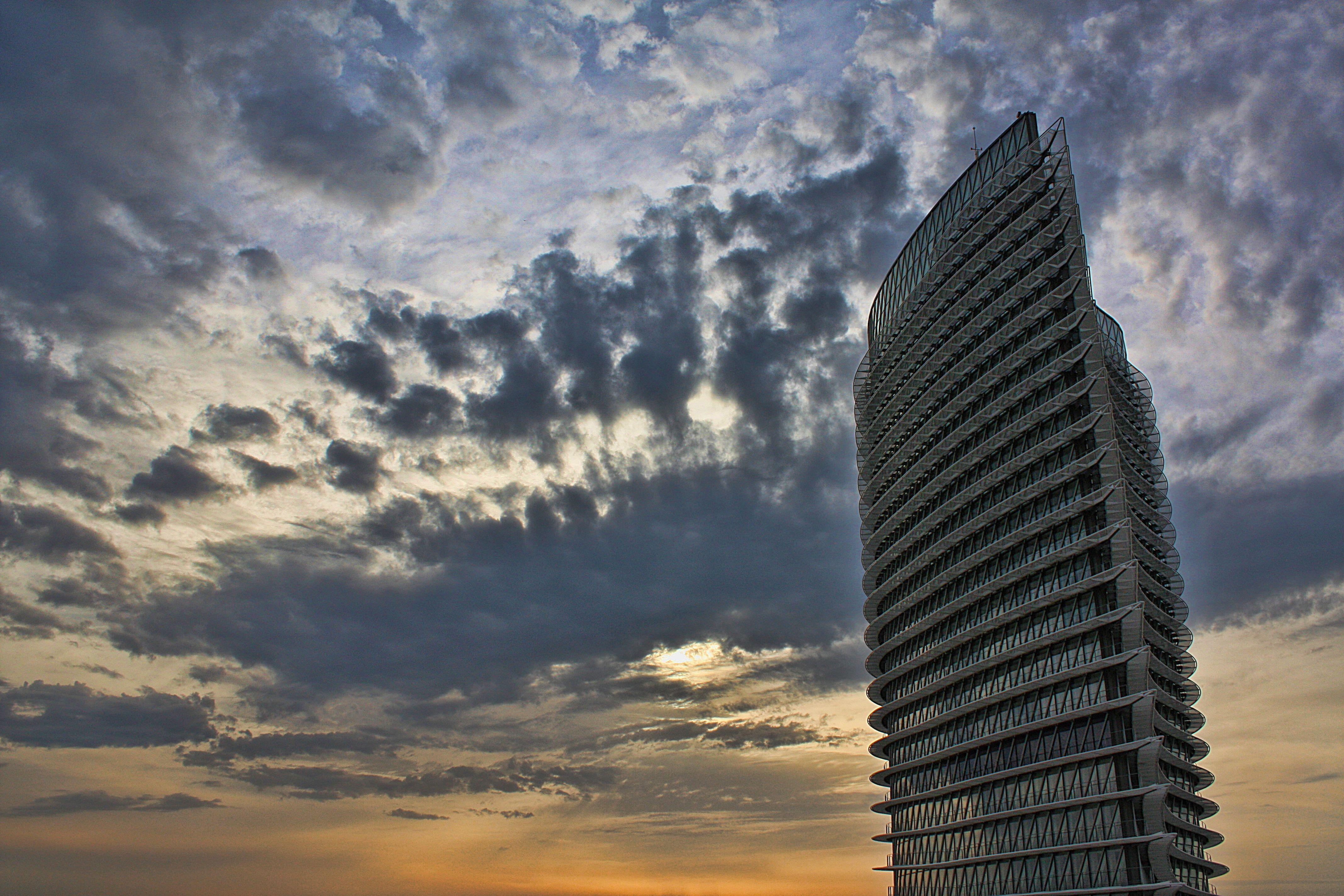 4272x2848 Torre del Agua Zaragoza 4k Ultra HD Wallpaper. Background Image