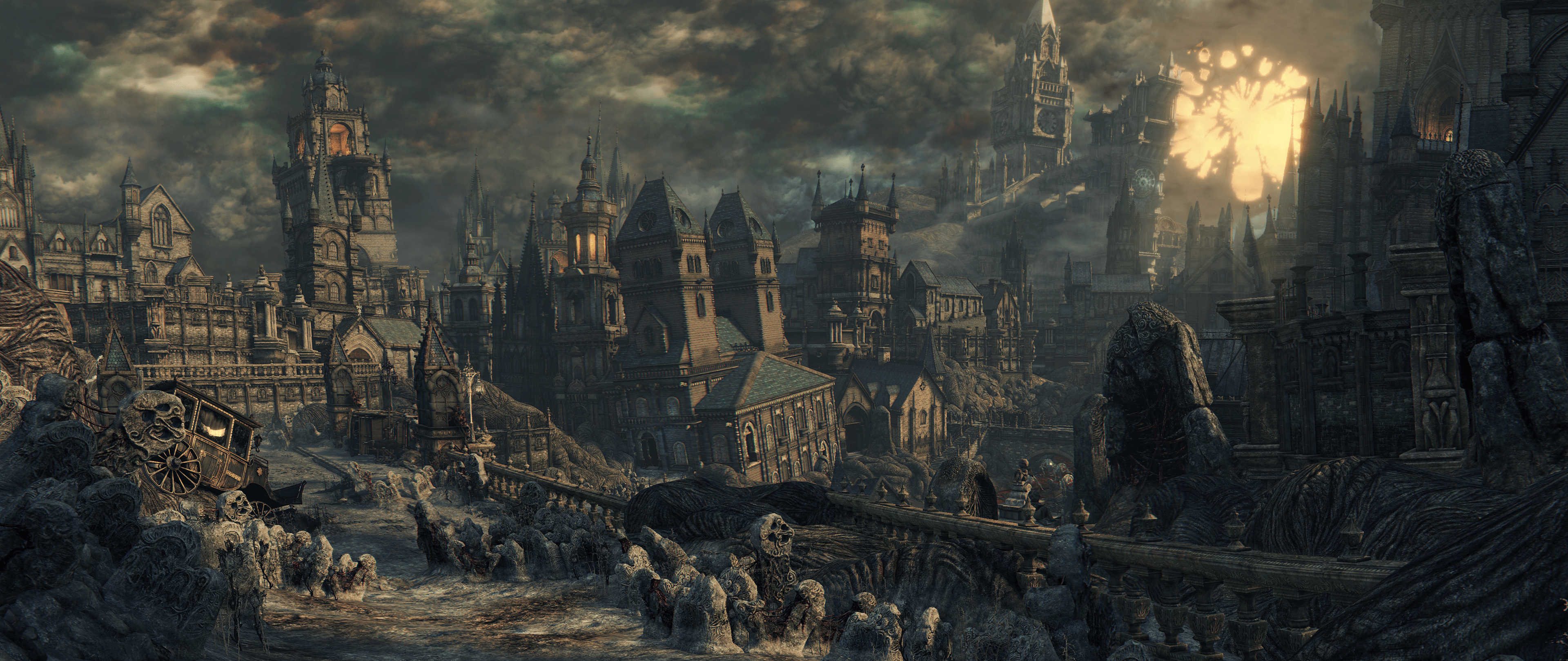 Bloodborne City Wallpapers Top Free Bloodborne City Backgrounds