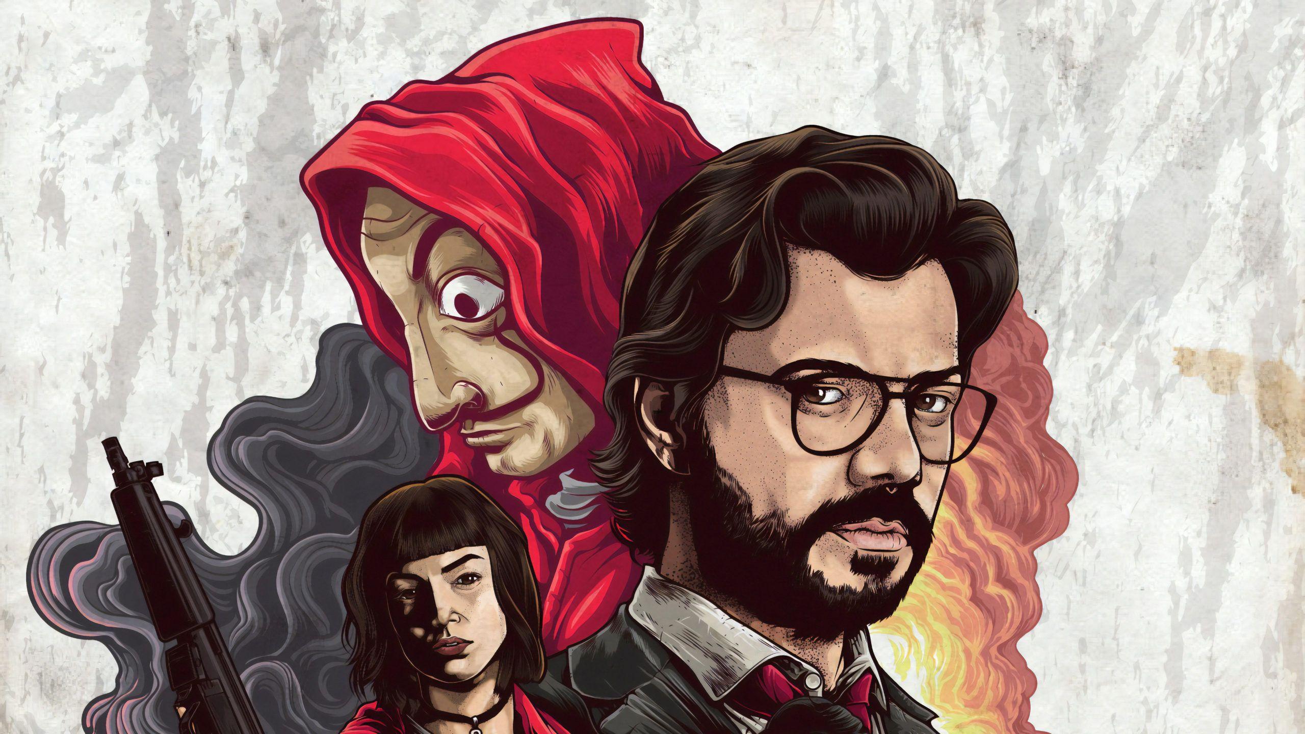 2560x1440 Money Heist: Season 4! Release Date, Cast And Other Details