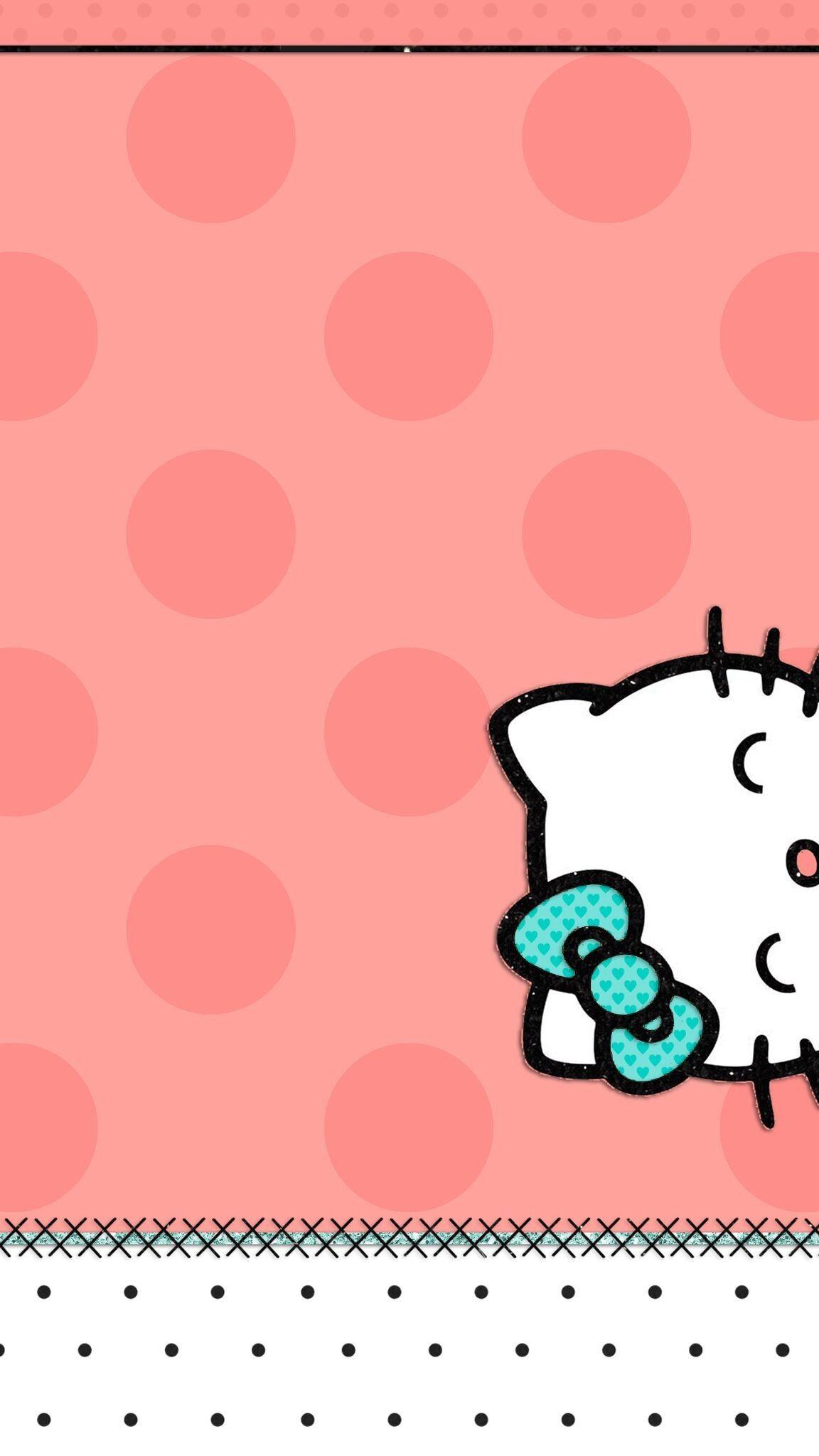 1152x2048 Wallpaper Hello Kitty Love