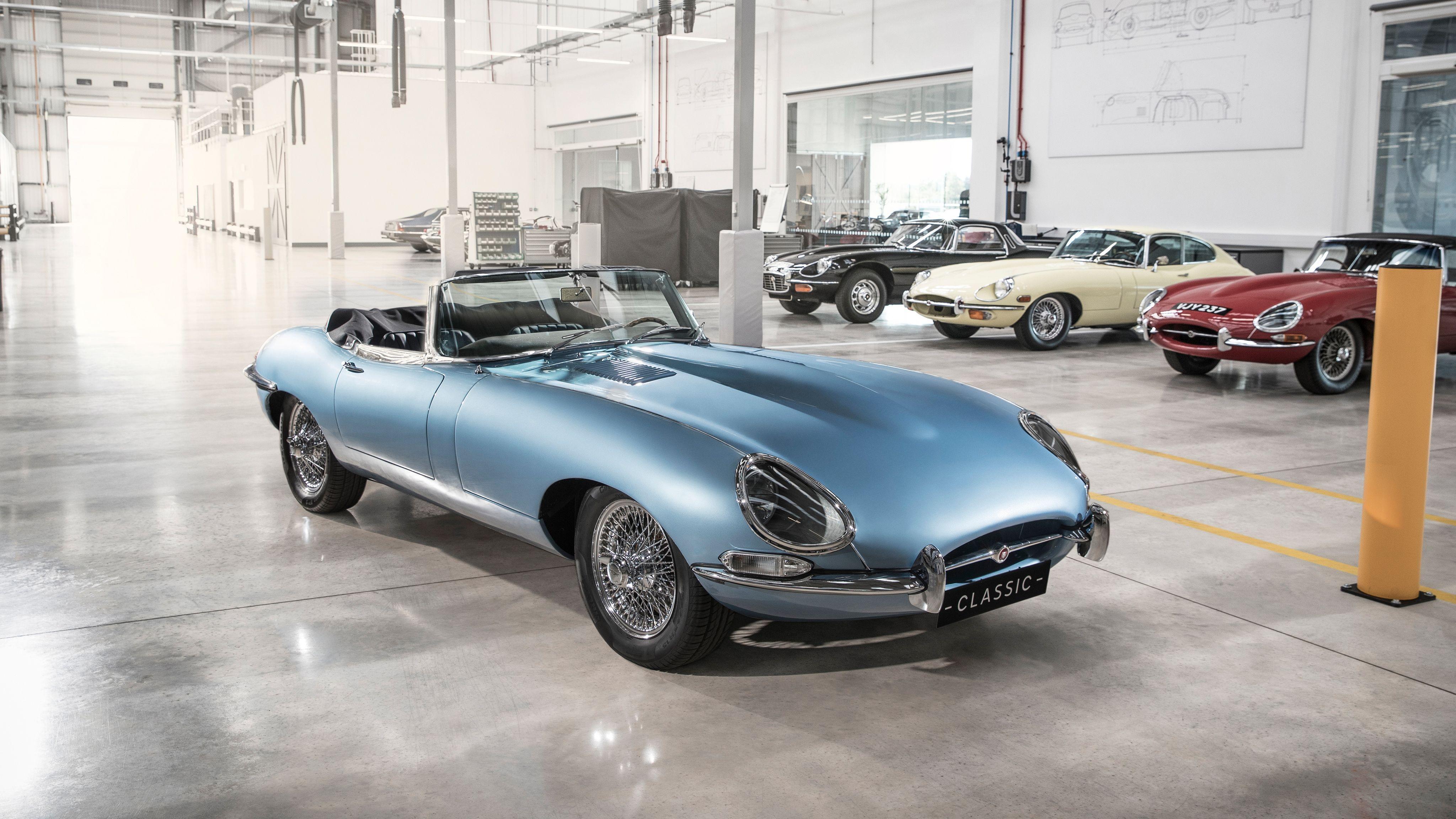 4096x2304 Jaguar E type Zero 4K Wallpaper. HD Car Wallpaper