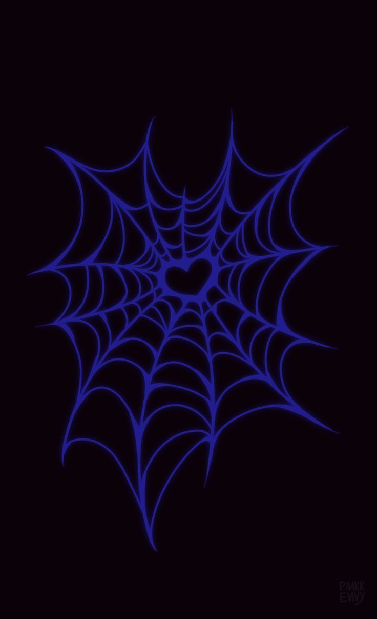 736x1207 Heart Spiderweb and Black. Cute Spooky Halloween Grunge Wallpaper