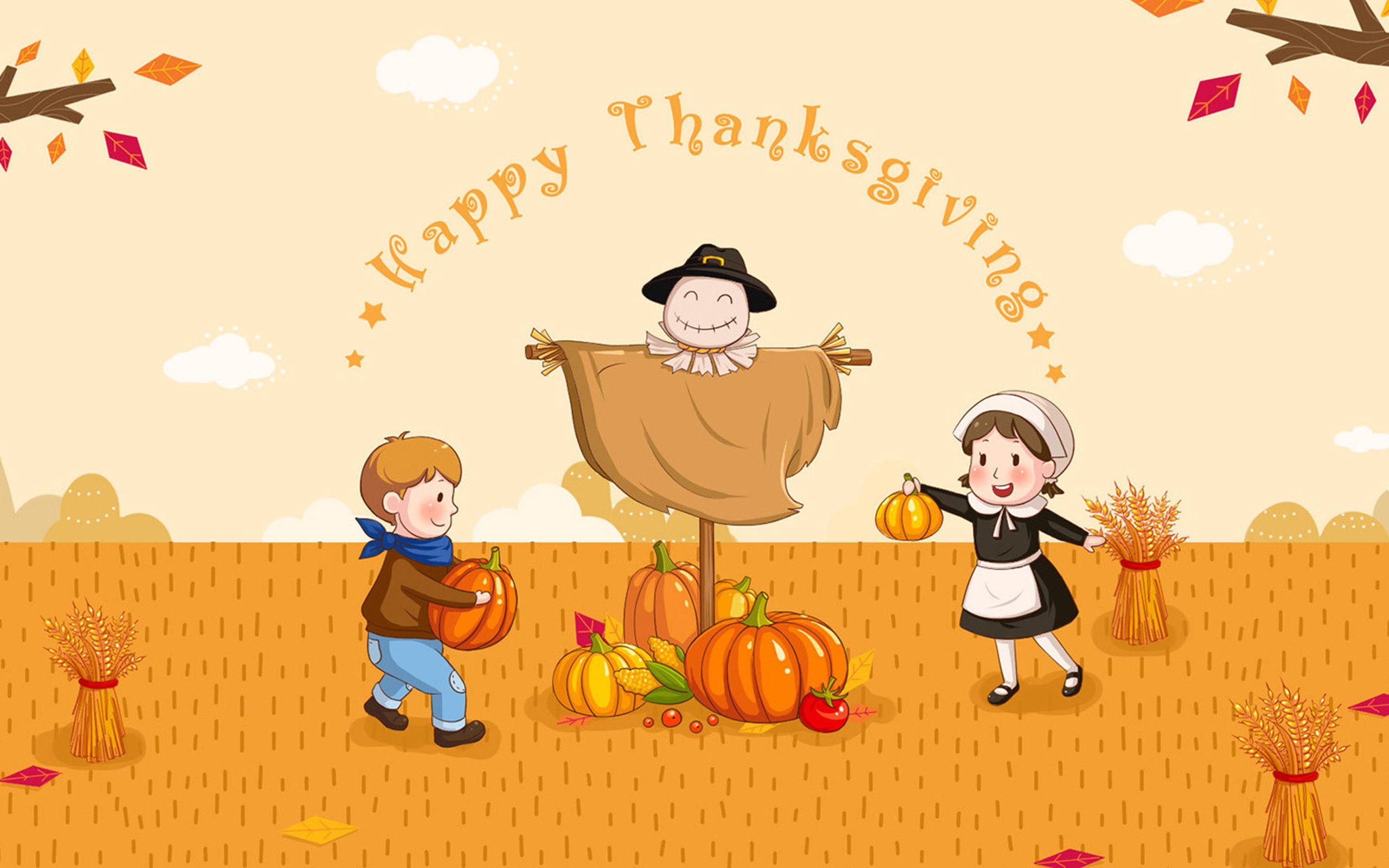 2560x1600 Funny Thanksgiving Desktop Wallpaper
