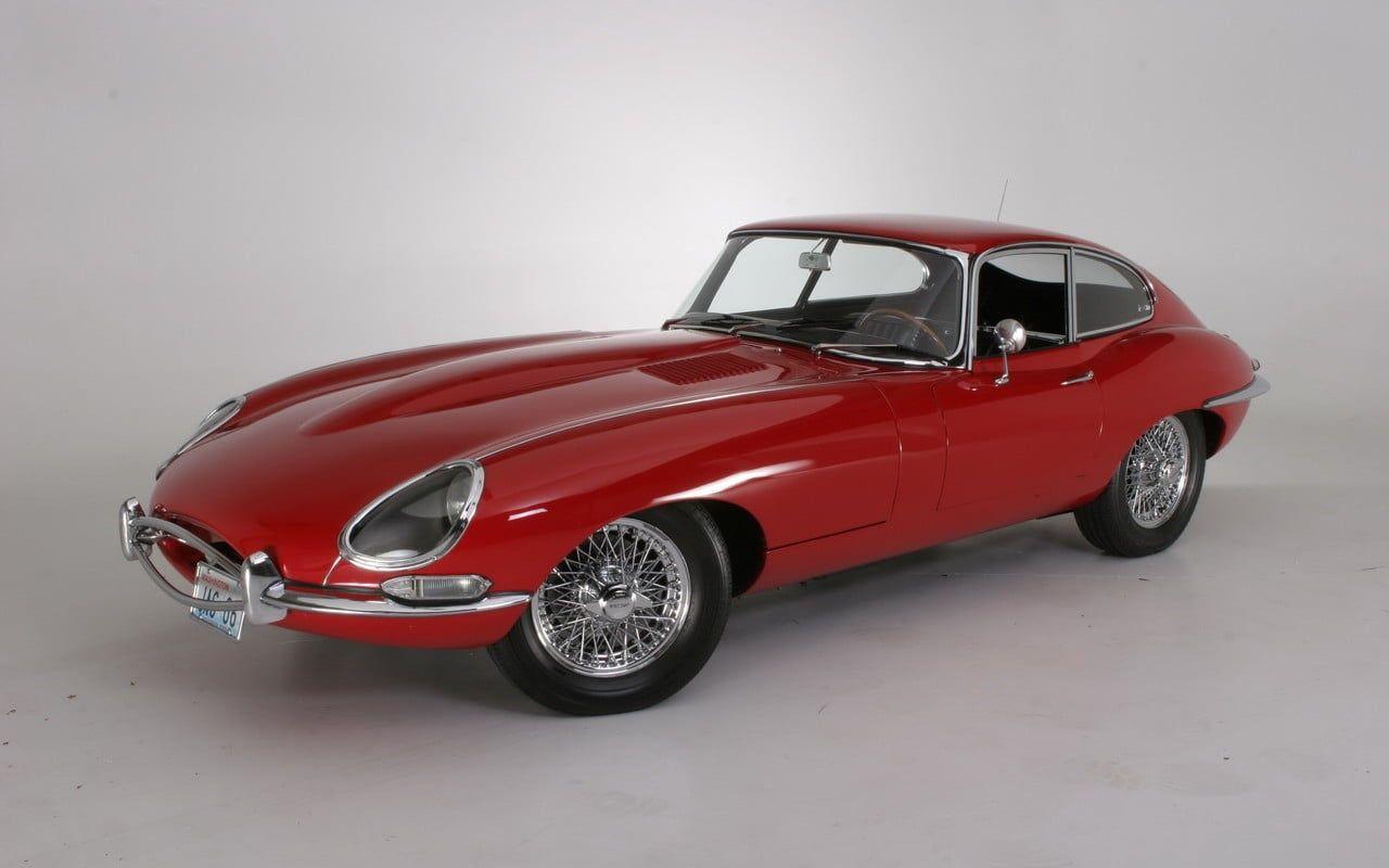 1280x800 Classic Red Coupe, Car, Jaguar E Type HD Wallpaper