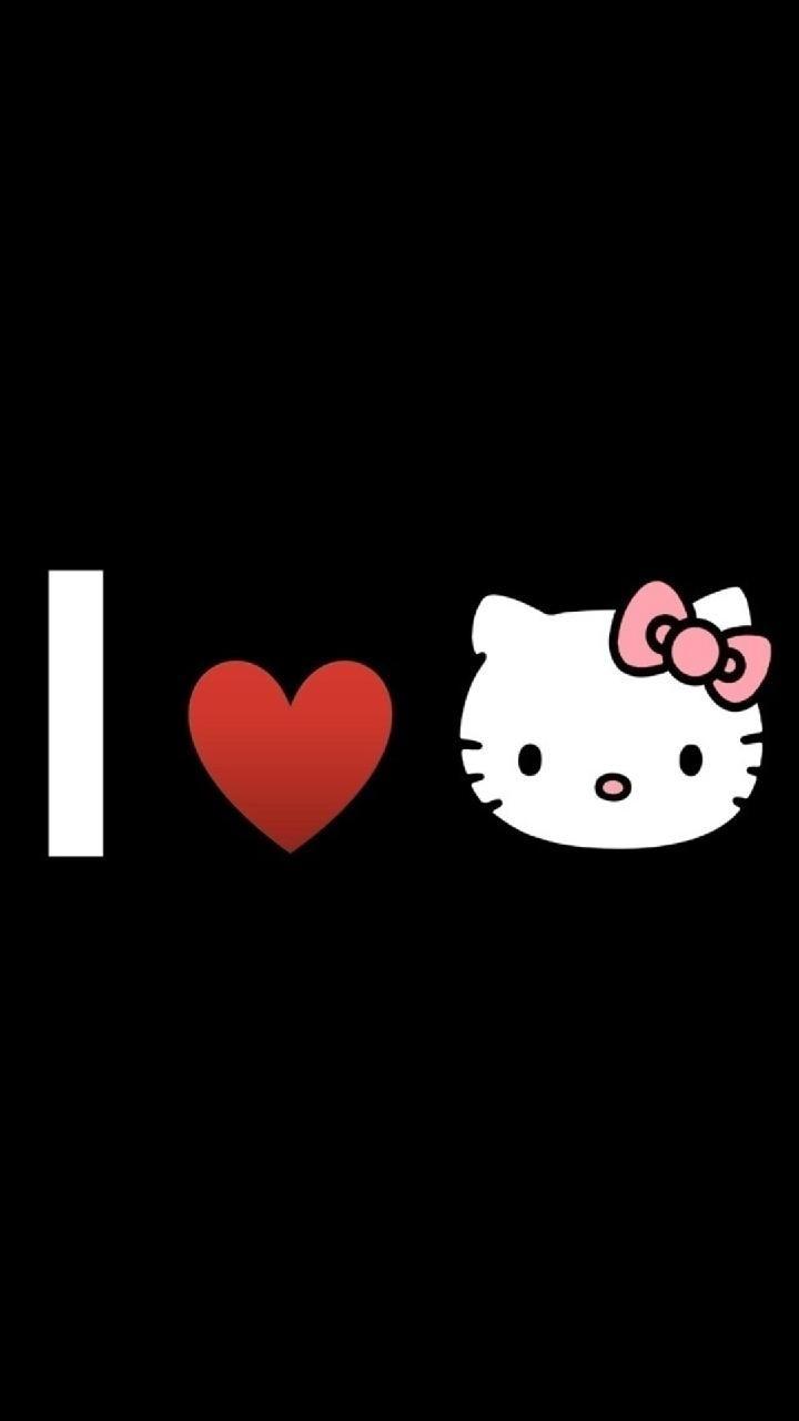 720x1280 I Love Hello Kitty wallpaper