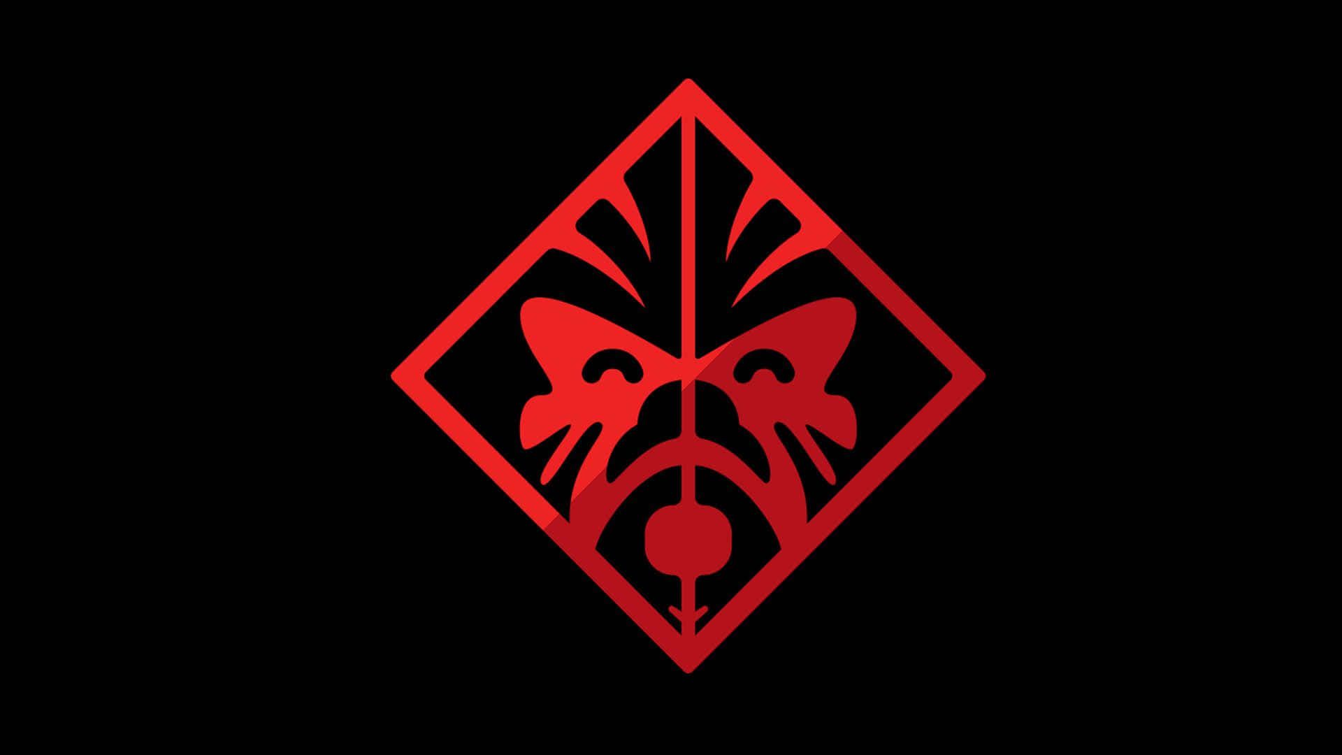 1920x1080 Download A Red Logo With A Black Background Wallpaper