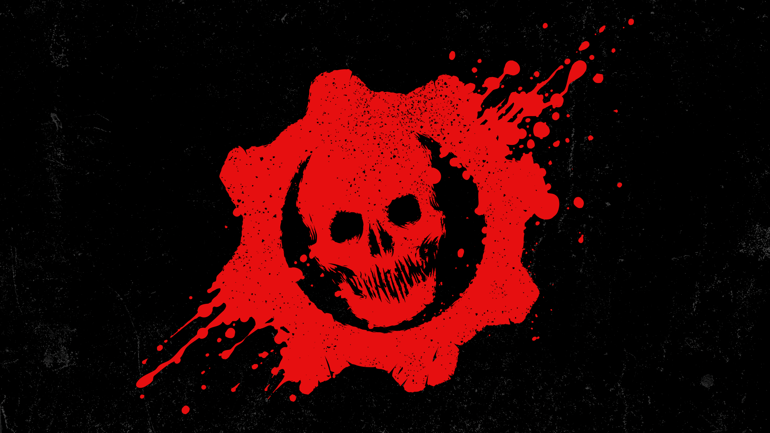 2560x1440 Crimson Omen Wallpaper 4K, Gears of War, Skull