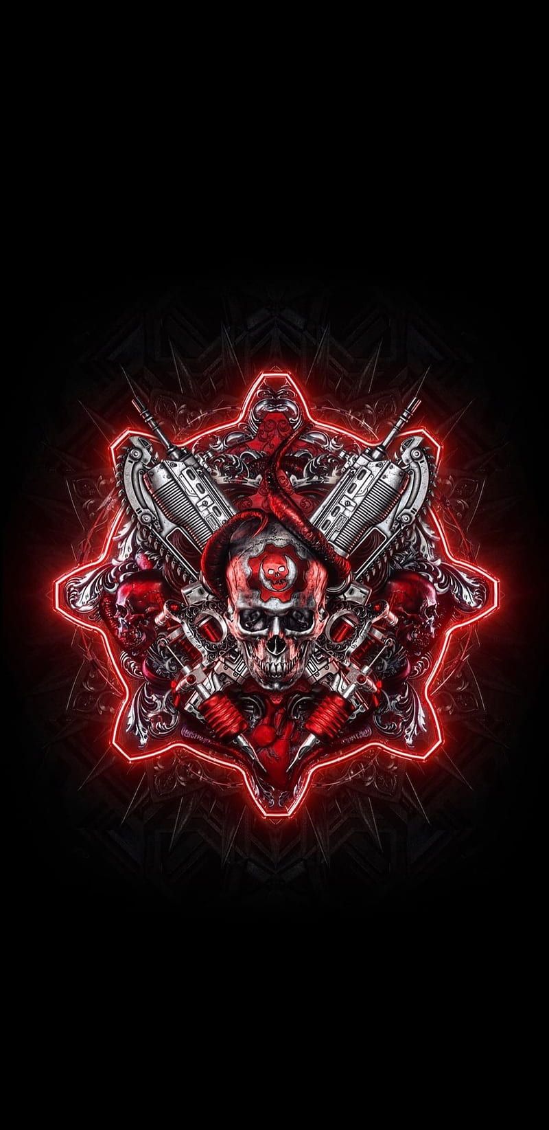 800x1645 Gears of war, gamer, gaming, gears omen, HD phone wallpaper