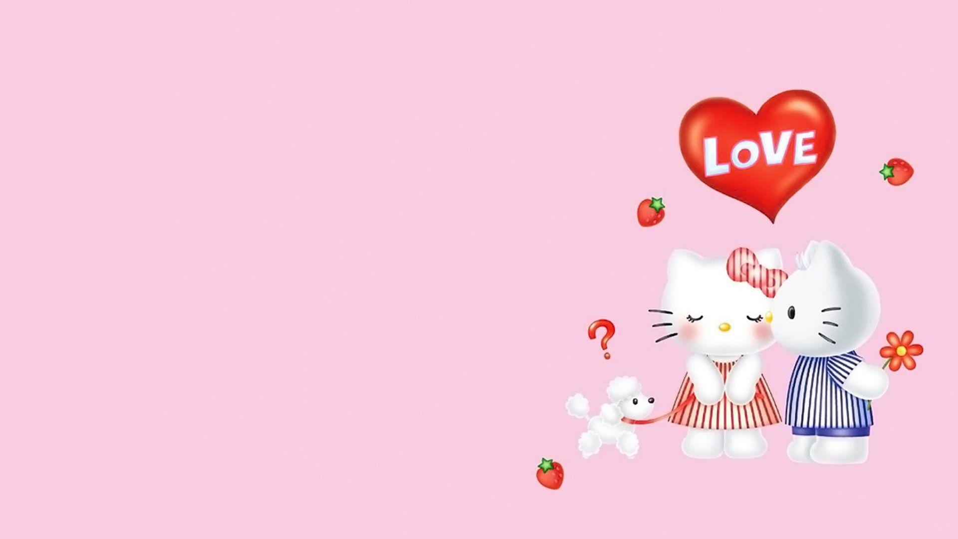 1920x1080 Love Hello Kitty For Desktop wallpaper