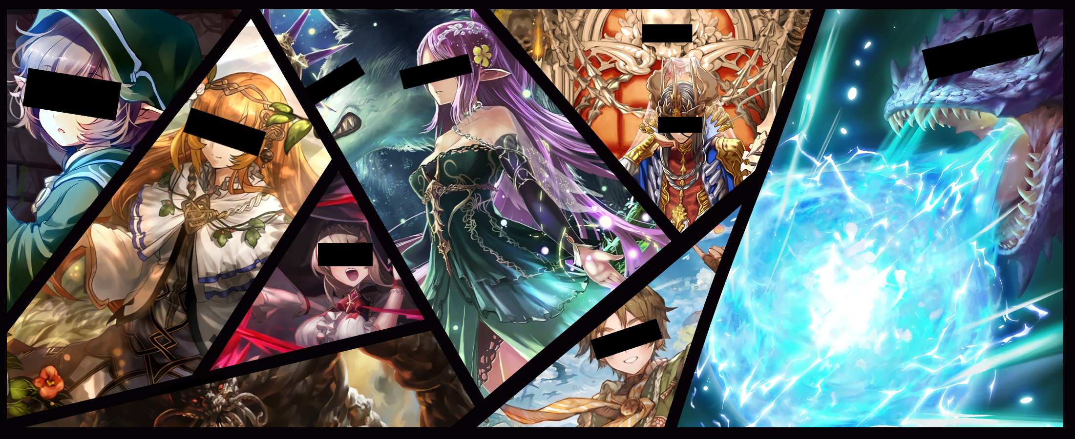 2201x900 Shadowverse Class Identity Wallpaper