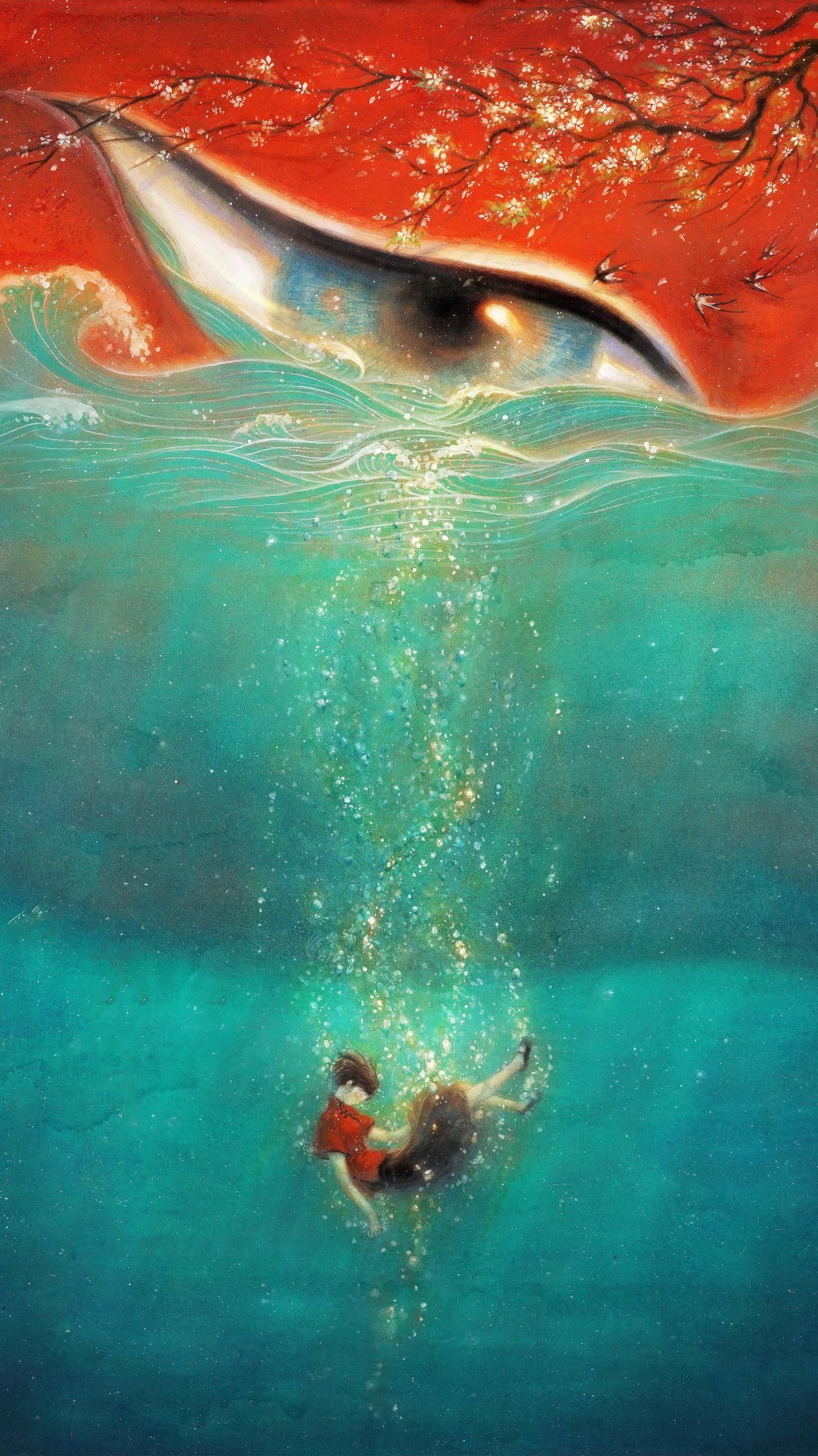 1276x2270 Big Fish & Begonia (2016) Phone Wallpaper