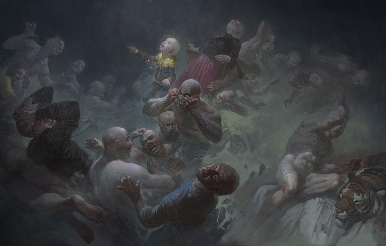 1332x850 Wallpaper fight, art, kevin, split, Kevin Wendell Crumb