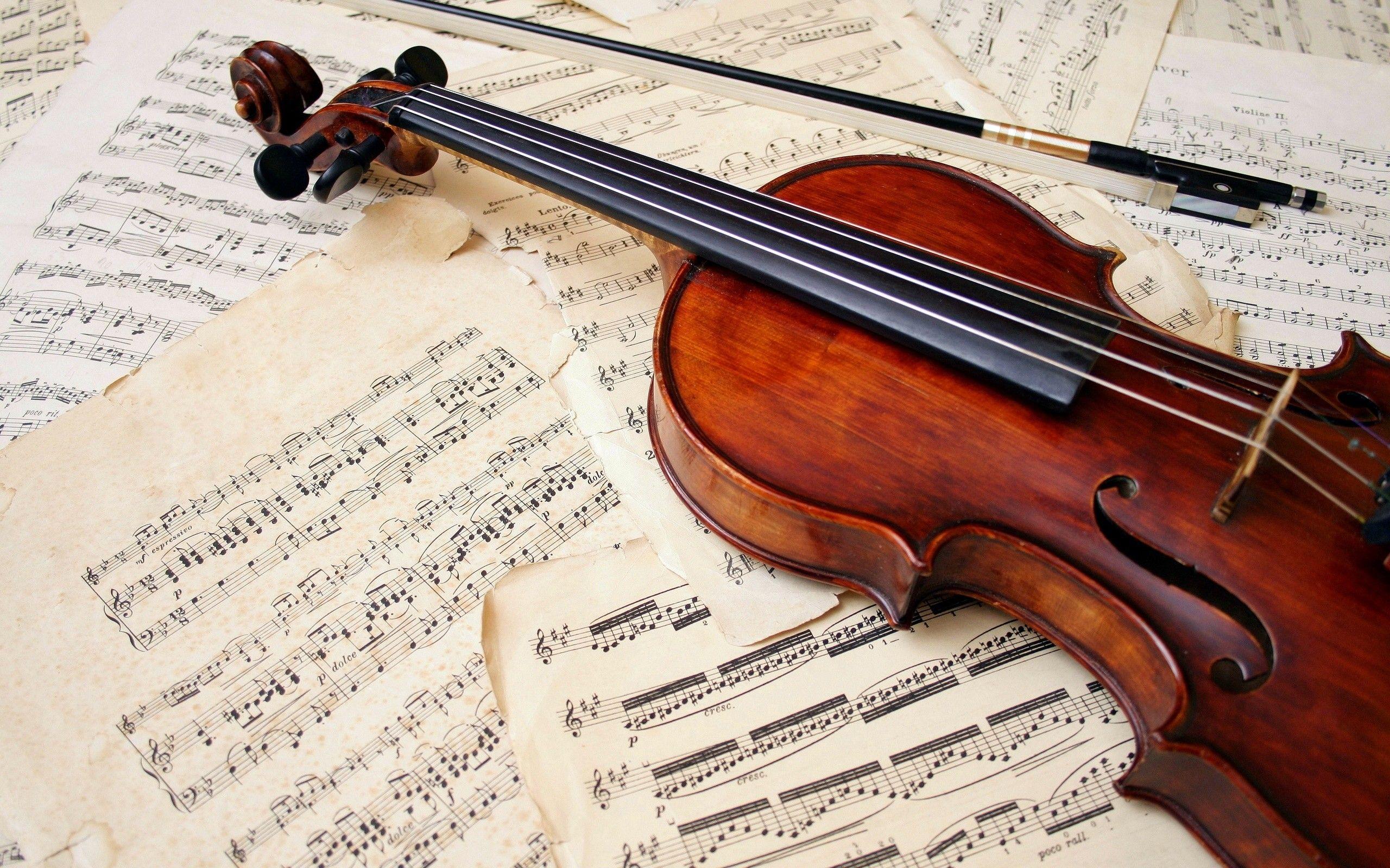 2560x1600 Violin Wallpaper