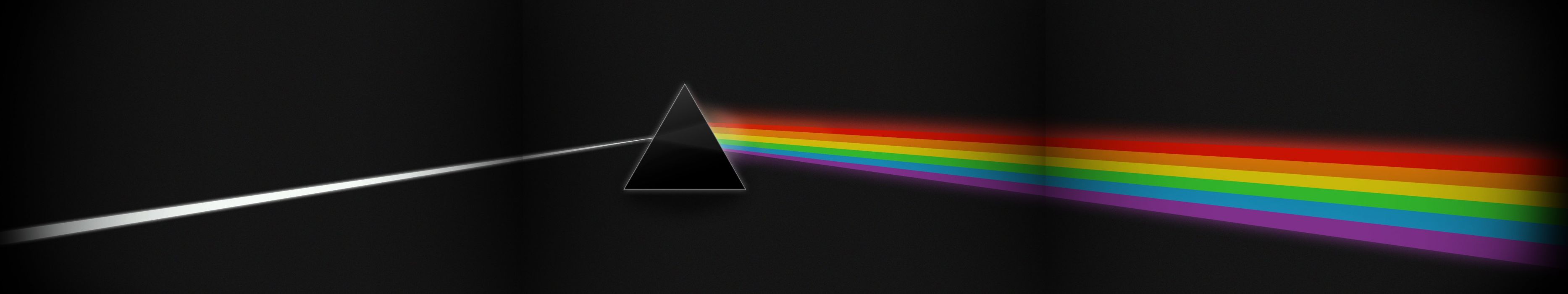 3733x700 Triple monitor multi screen multiple music musique dark side of the moon album pink floyd wallpaperx1080