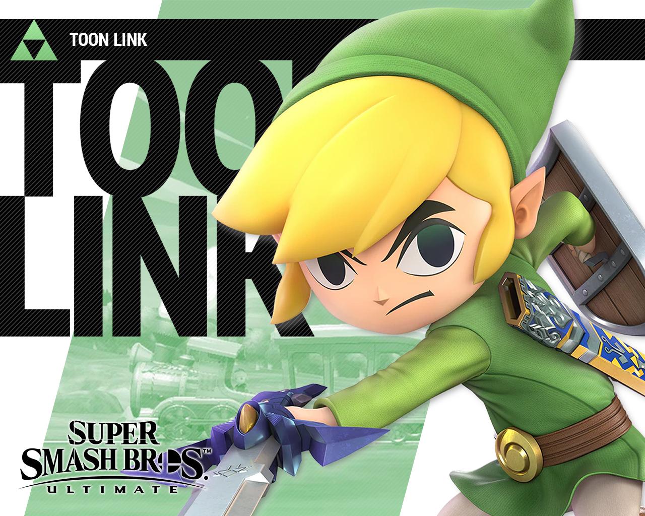 1280x1024 Super Smash Bros Ultimate Toon Link Wallpaper. Cat with Monocle