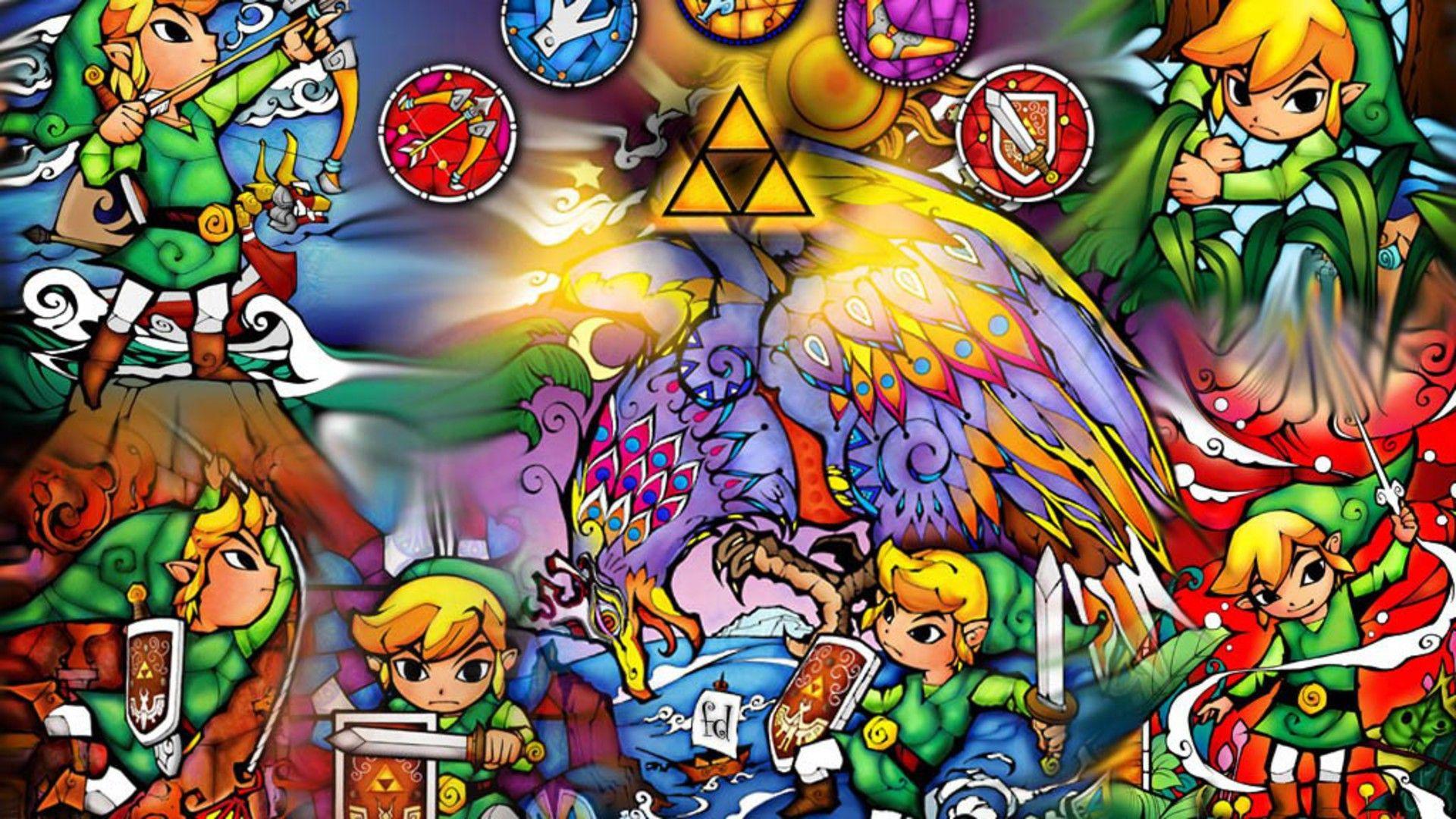 1920x1080 video games, Link, triforce, The Legend of Zelda wallpaper