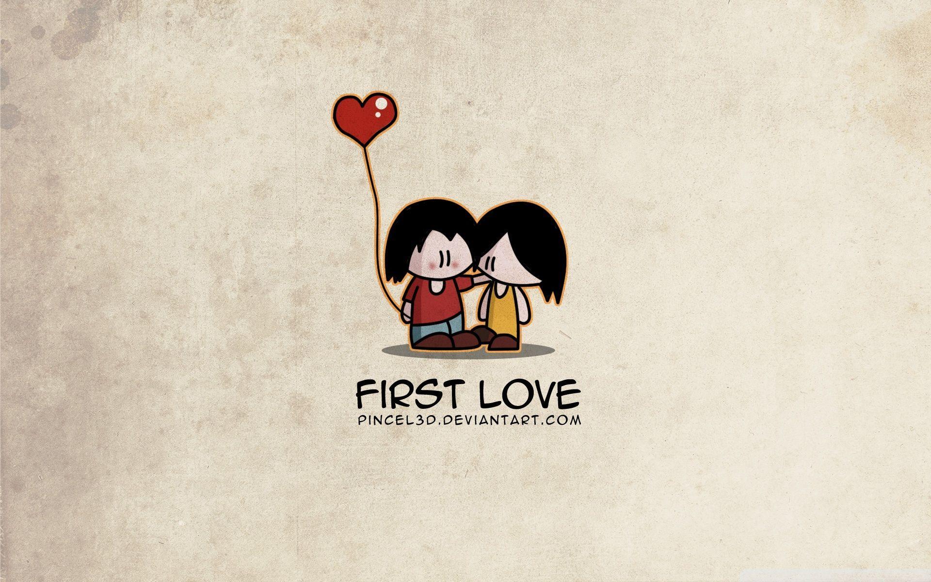 1920x1200 Cartoon Love HD Wallpaper