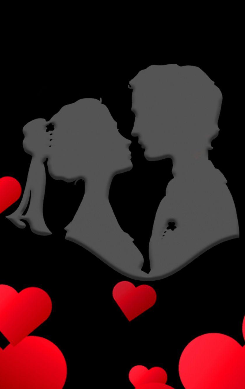 840x1336 Download Couple, love, heart, art wallpaper, 840x iPhone 5