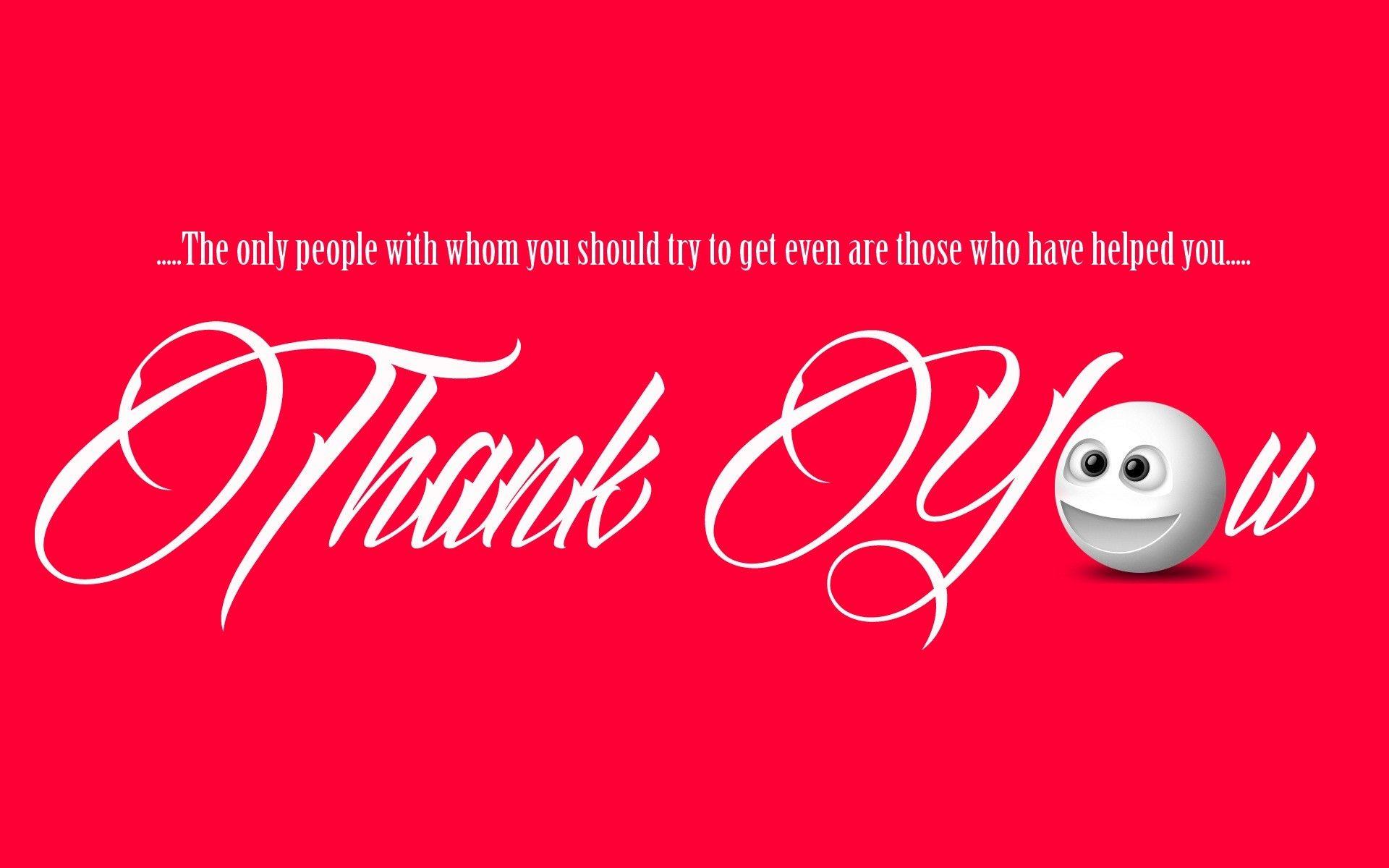 1920x1200 Thank You Wallpaper