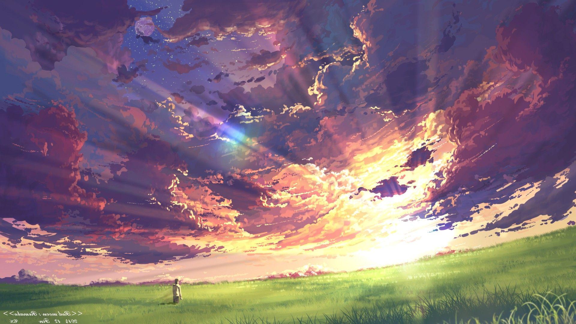 Anime Field HD Wallpapers and Backgrounds