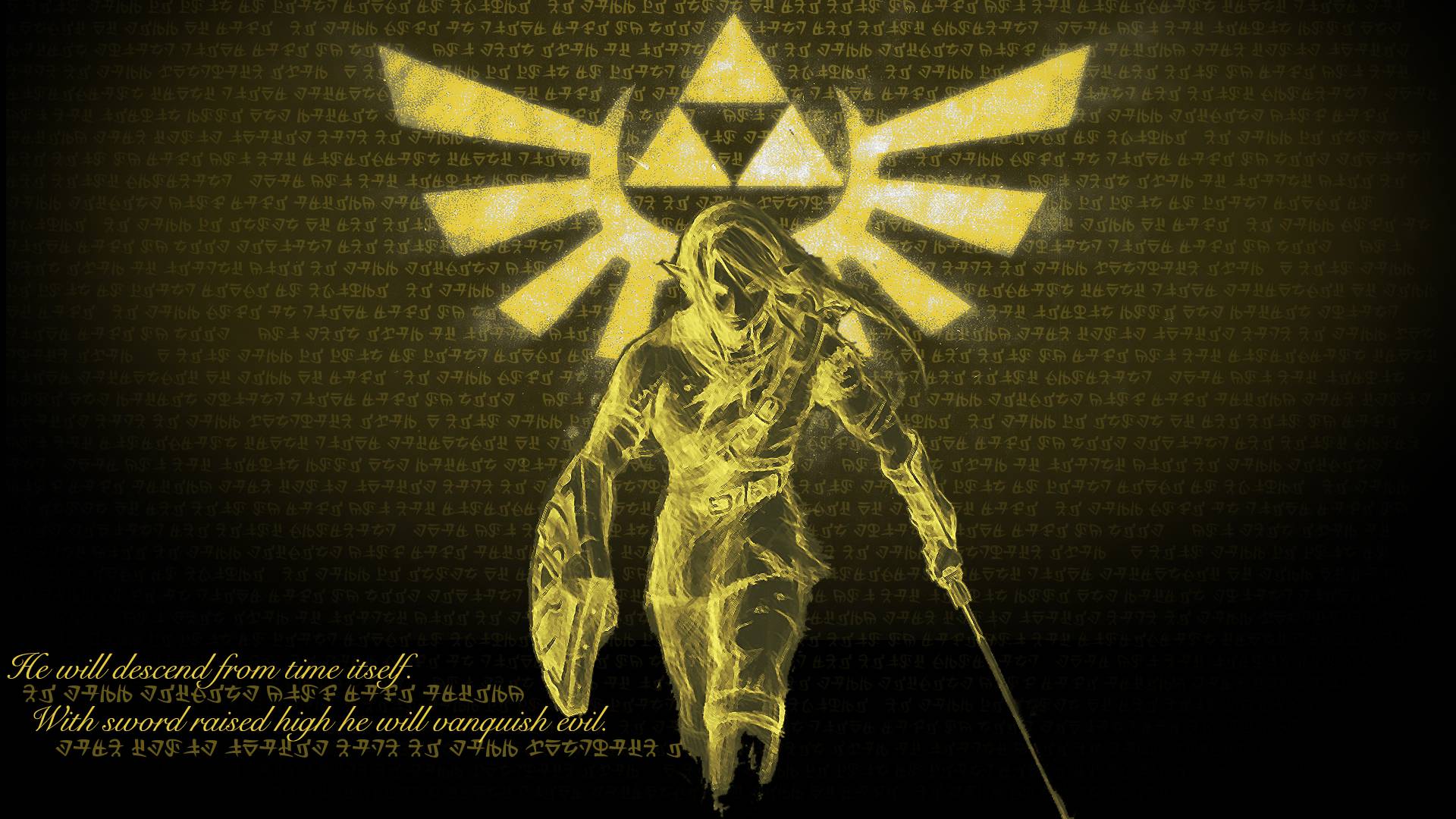 1920x1080 Link, The Legend of Zelda, Nintendo, Master Sword, Hylian Shield