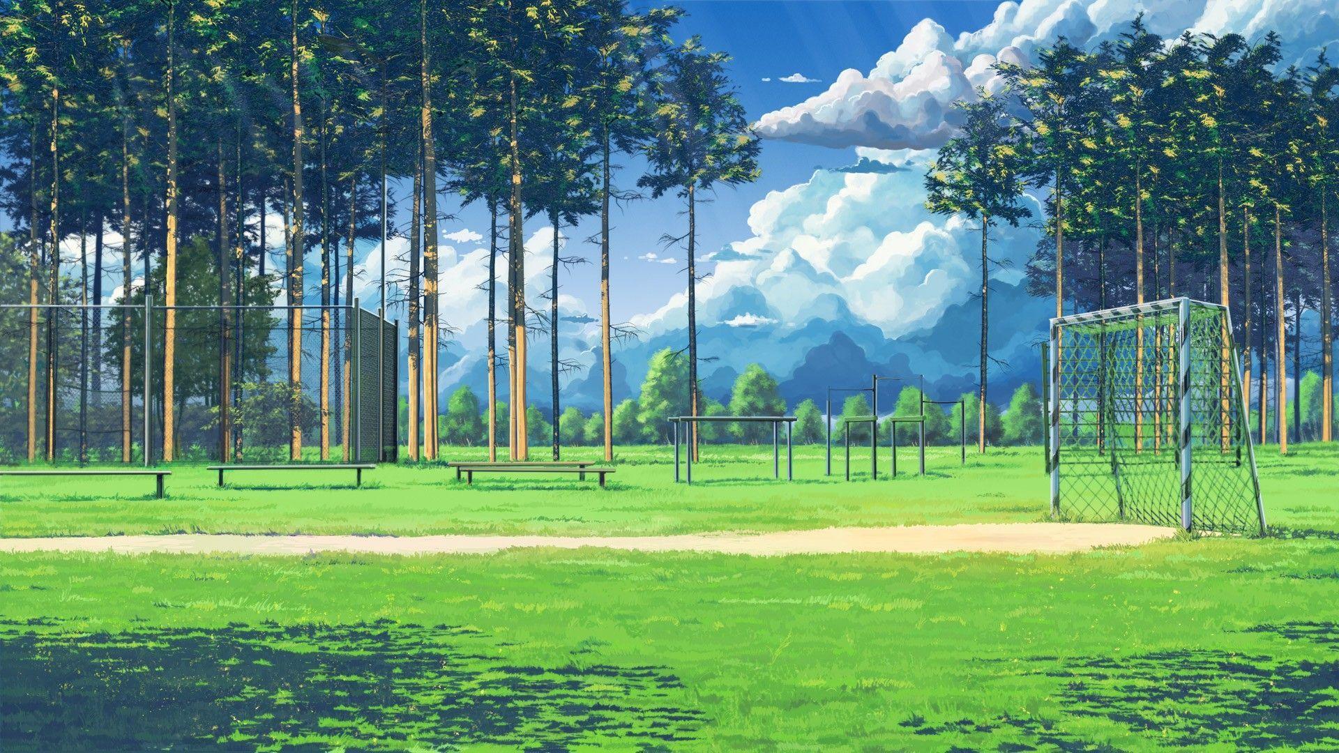 ArtStation  anime grassfield