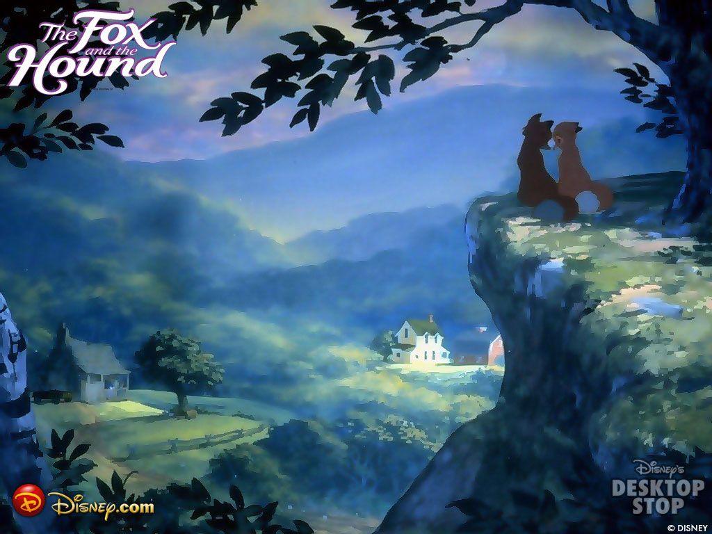 1024x768 Imelda Mcconnell: the fox and the hound wallpaper