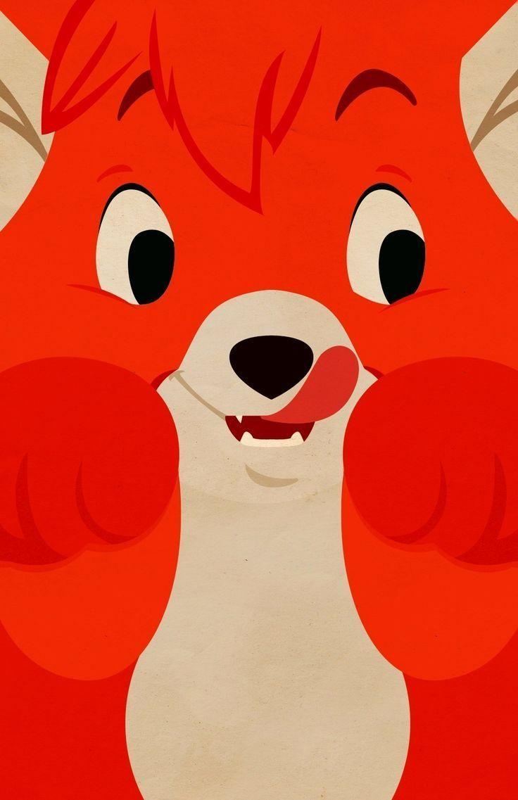 736x1137 Fox Hound Wallpaper. The fox and the hound, Wallpaper iphone cute