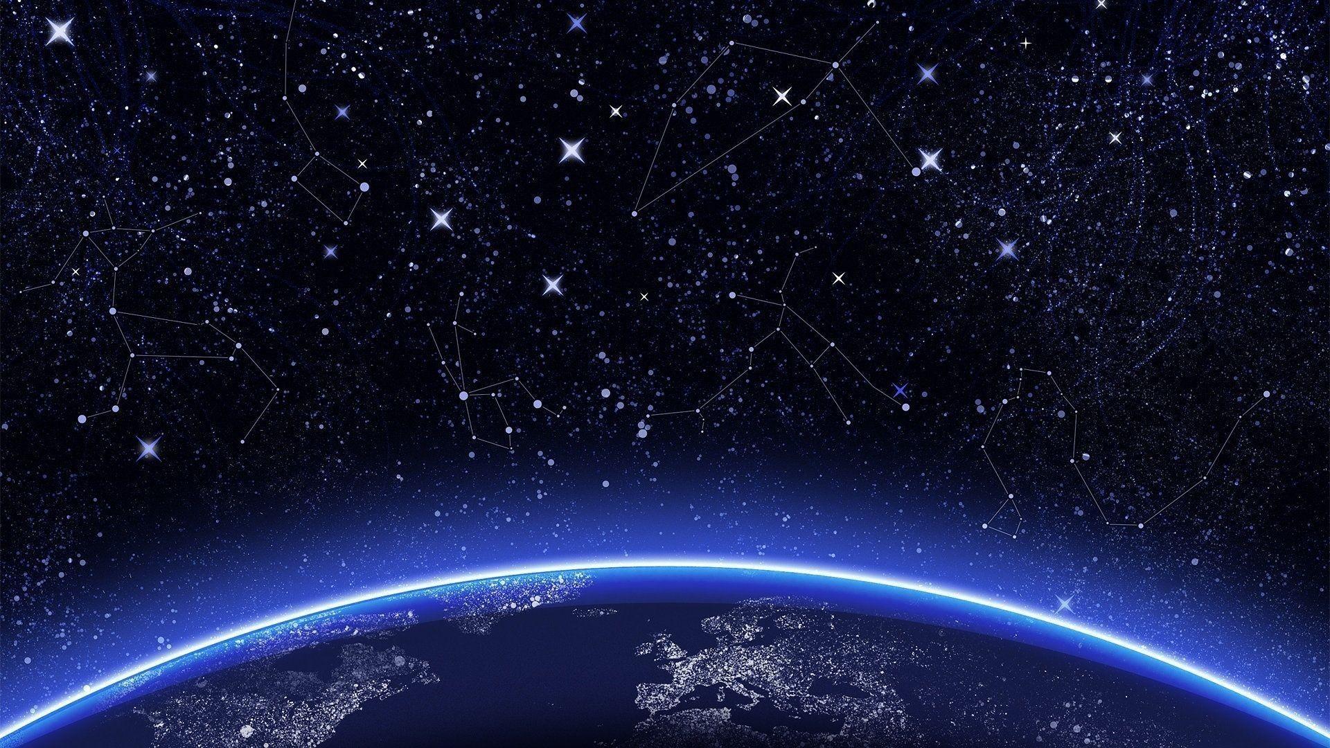 1920x1080 Space Stars Wallpaper
