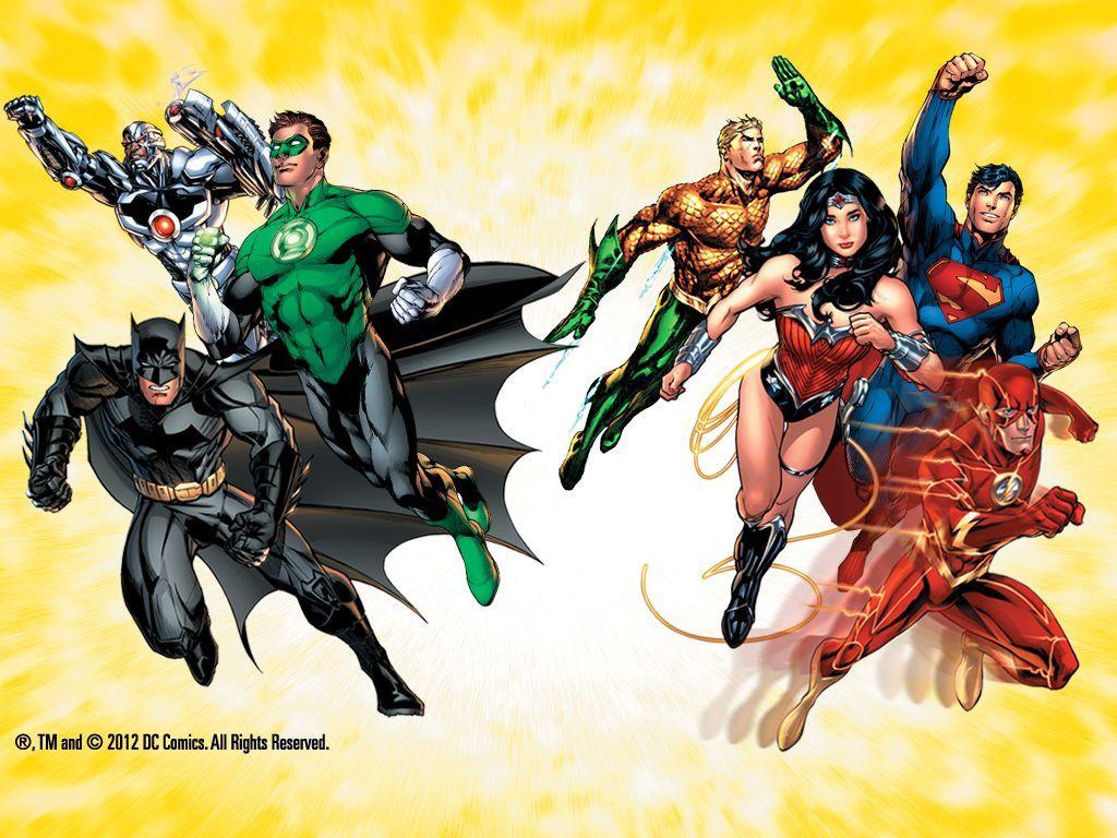 1024x768 Justice League Background
