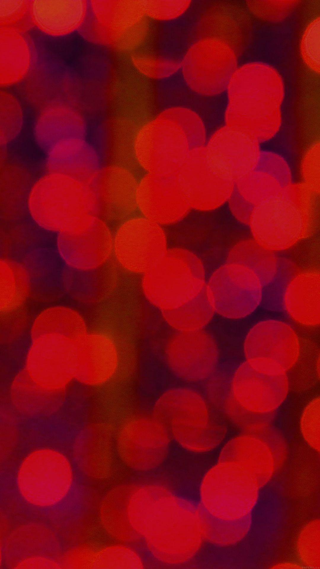 1080x1920 Red Bokeh Circle Abstract Pattern iPhone 8 Wallpaper Free Download