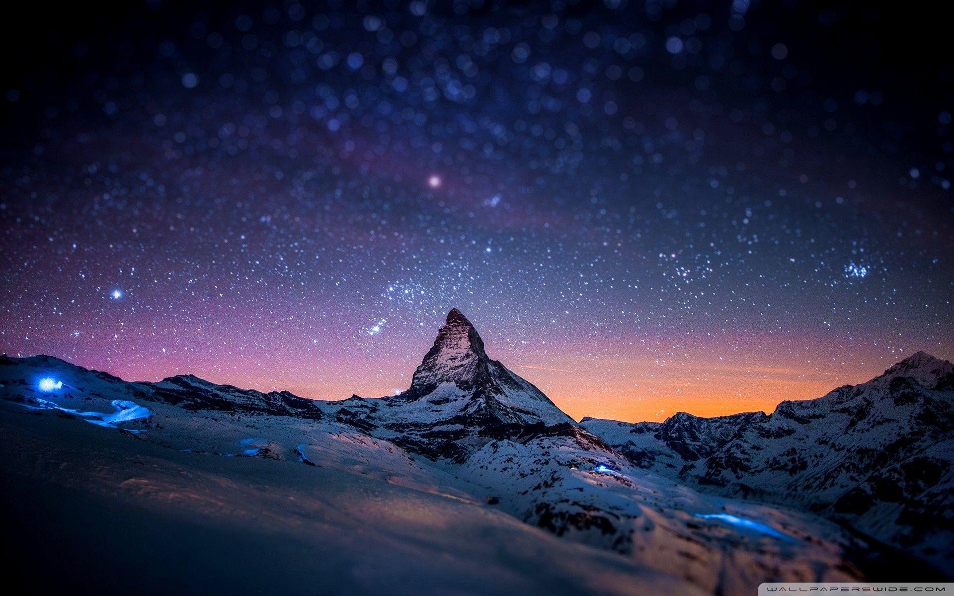 Night Mountain Wallpapers - Top Free Night Mountain Backgrounds