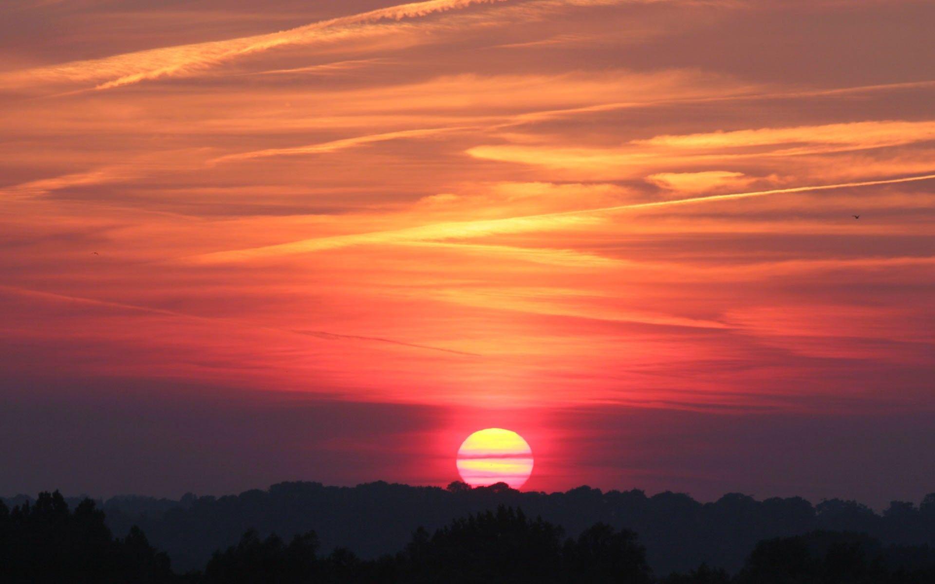 1920x1200 Sunset Background HD Desktop Wallpaper 16534