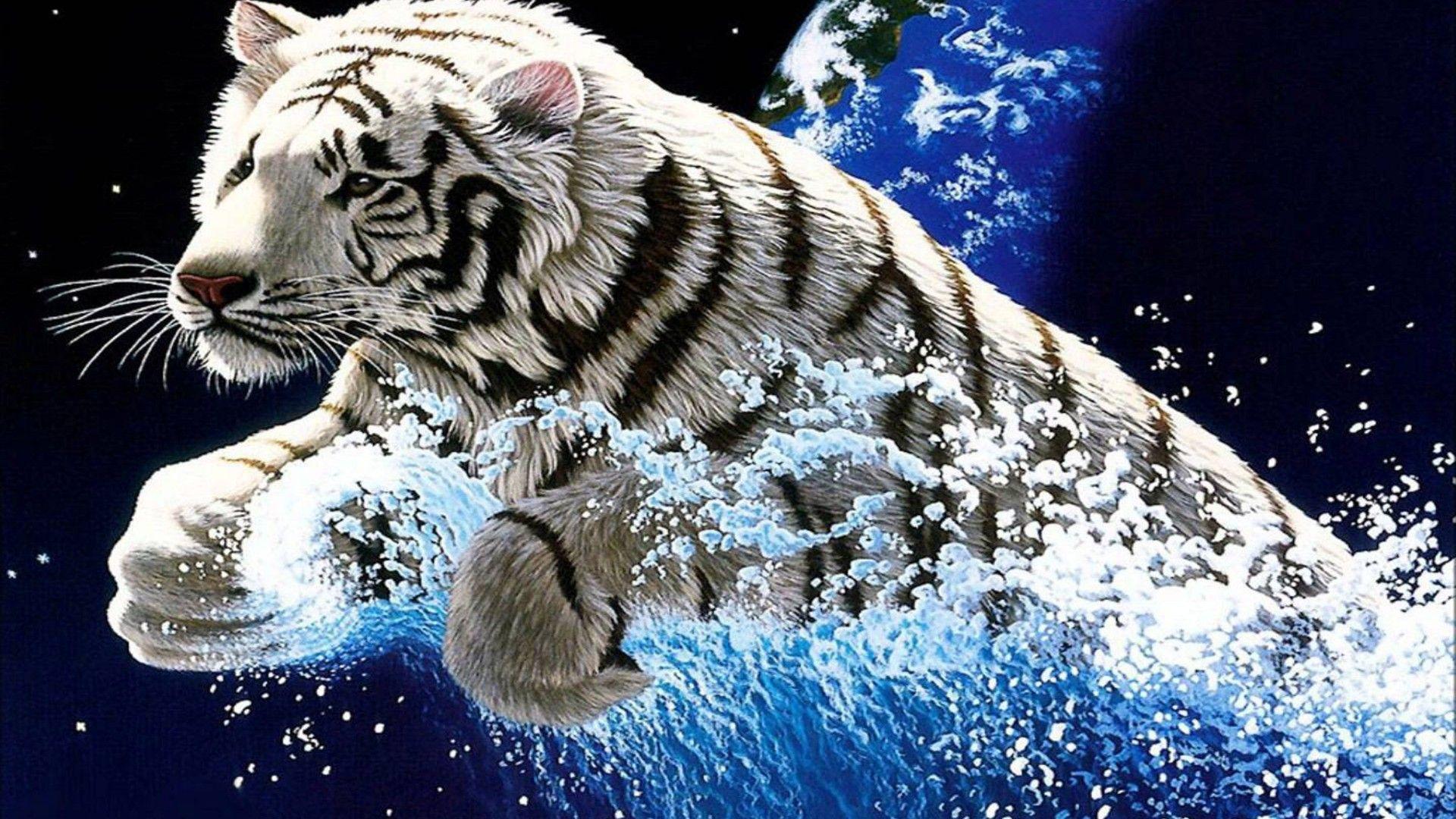 1920x1080 White Tiger Widescreen 3840x2400 HD Wallpaper :