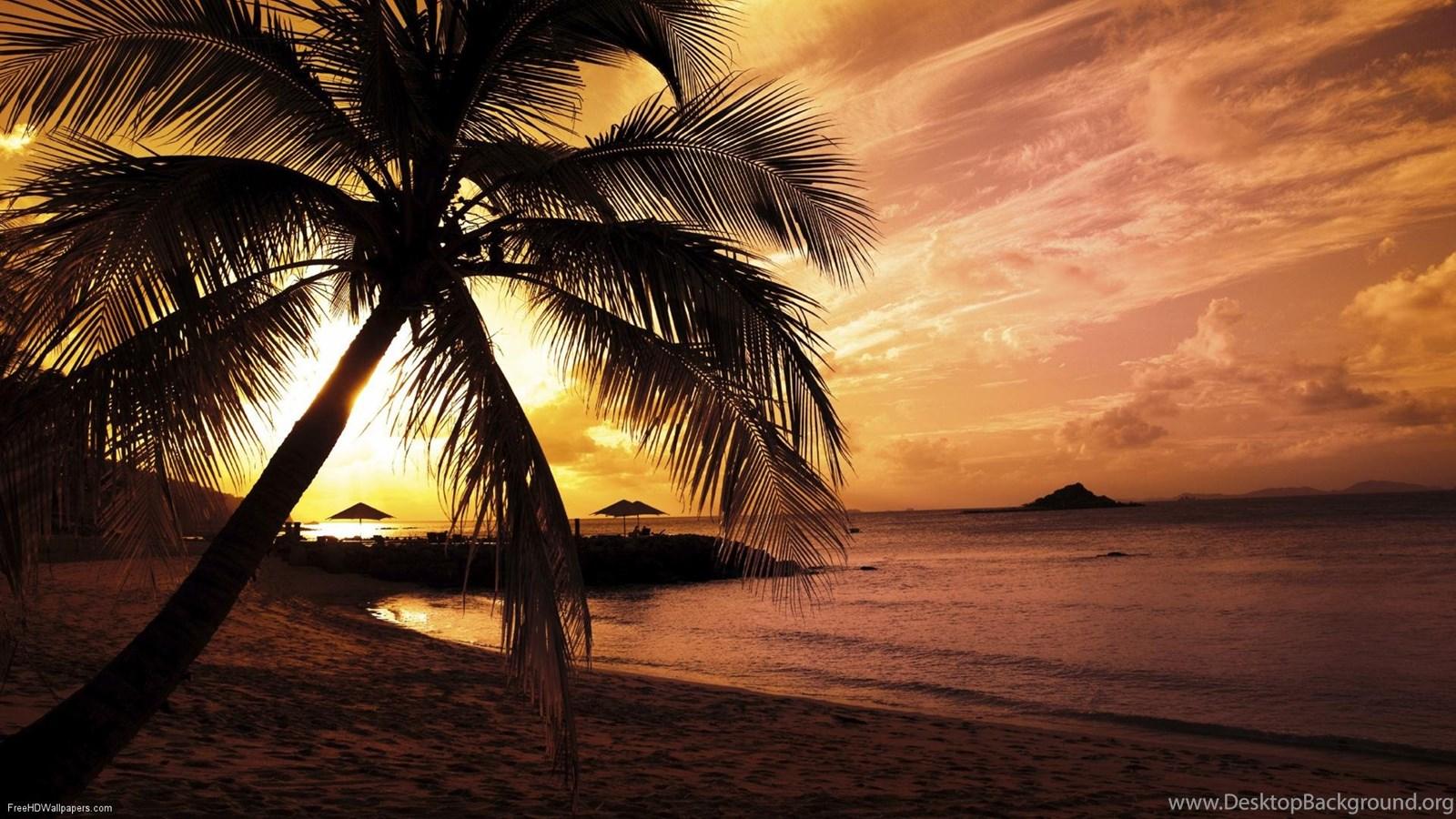 1600x900 Beach Paradise Wallpaper Desktop Background