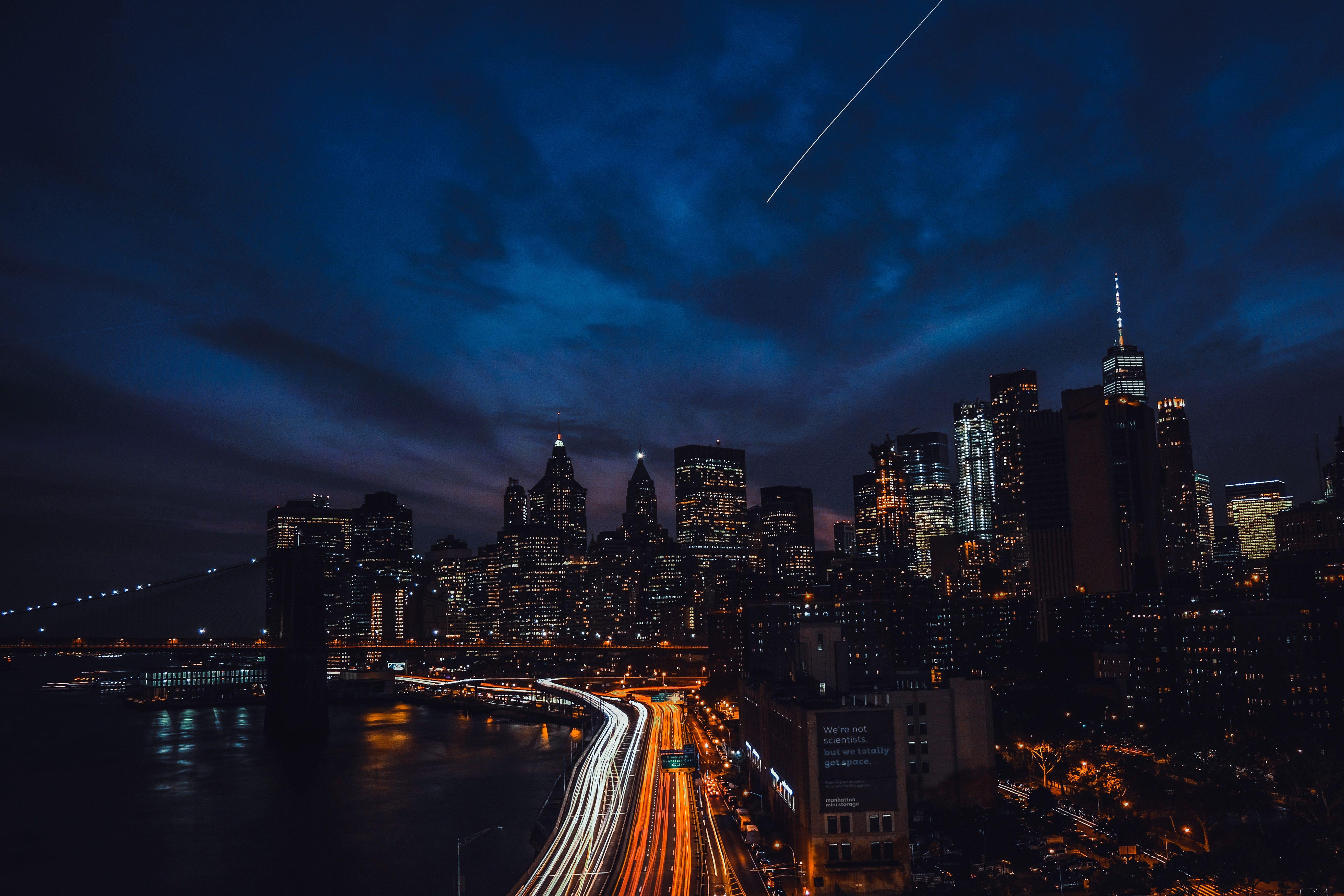 5263x3509 Wallpaper Weekends: NYC at Night for Mac, iPad, iPhone, and Apple