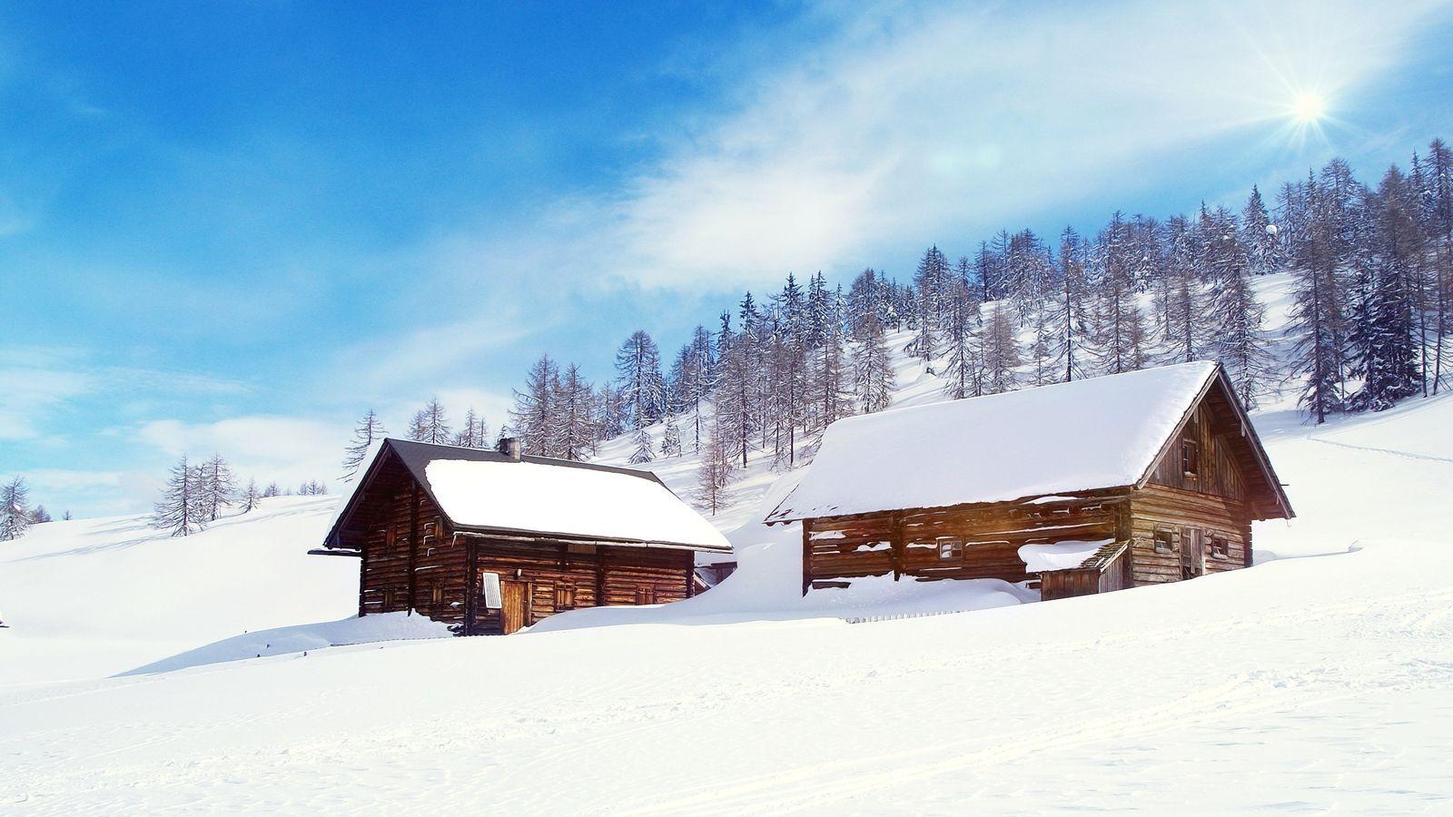 1600x900 Winter Snow Desktop Wallpaper HD 49827