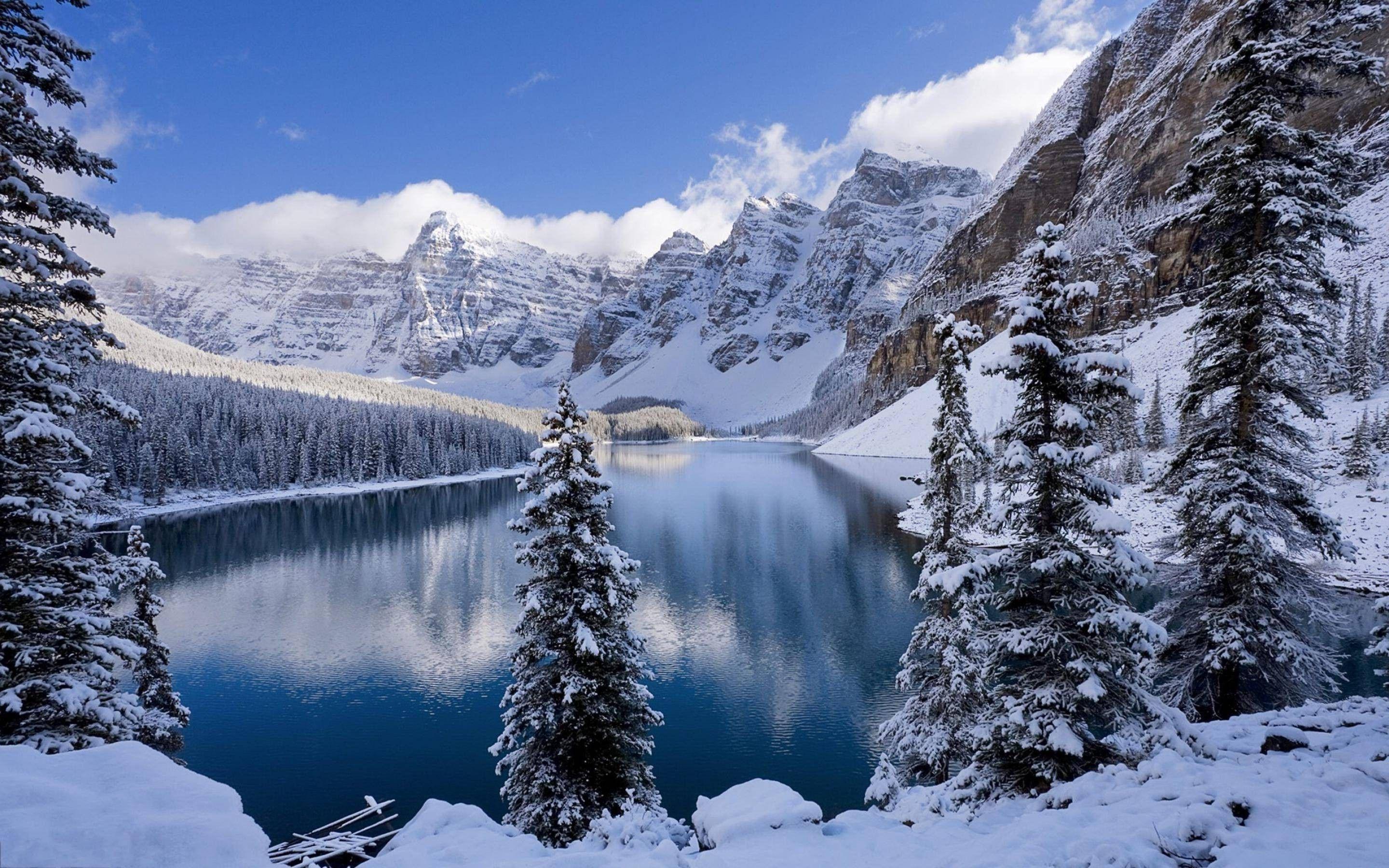 2880x1800 Winter Scene Background