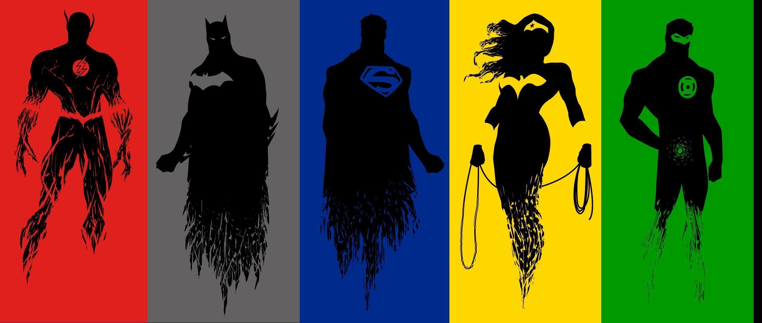 2545x1080 Justice League Background